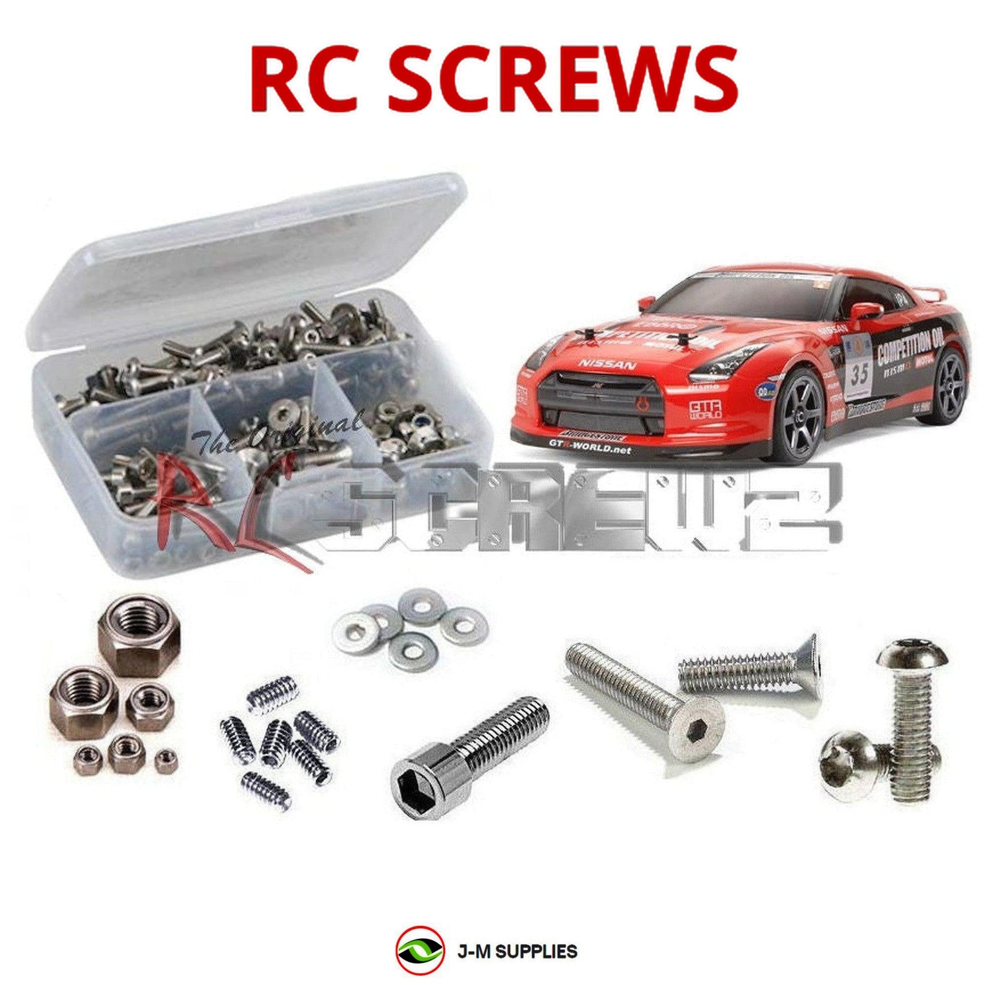 RCScrewZ Stainless Steel Screw Kit tam213 for Tamiya Motul GT-R Series - Picture 1 of 12