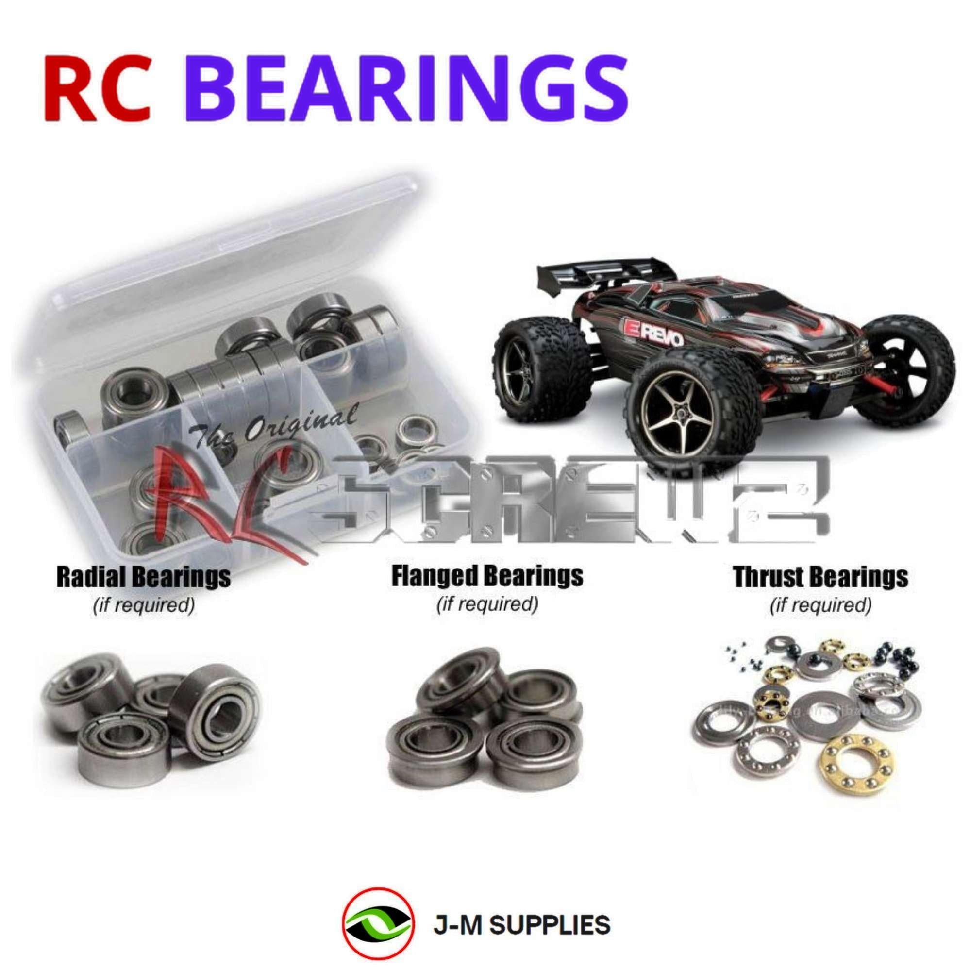 RCScrewZ Metal Shielded Bearings tra069b for Traxxas E-Revo 1/16 #71076-3 | SET - Picture 1 of 12