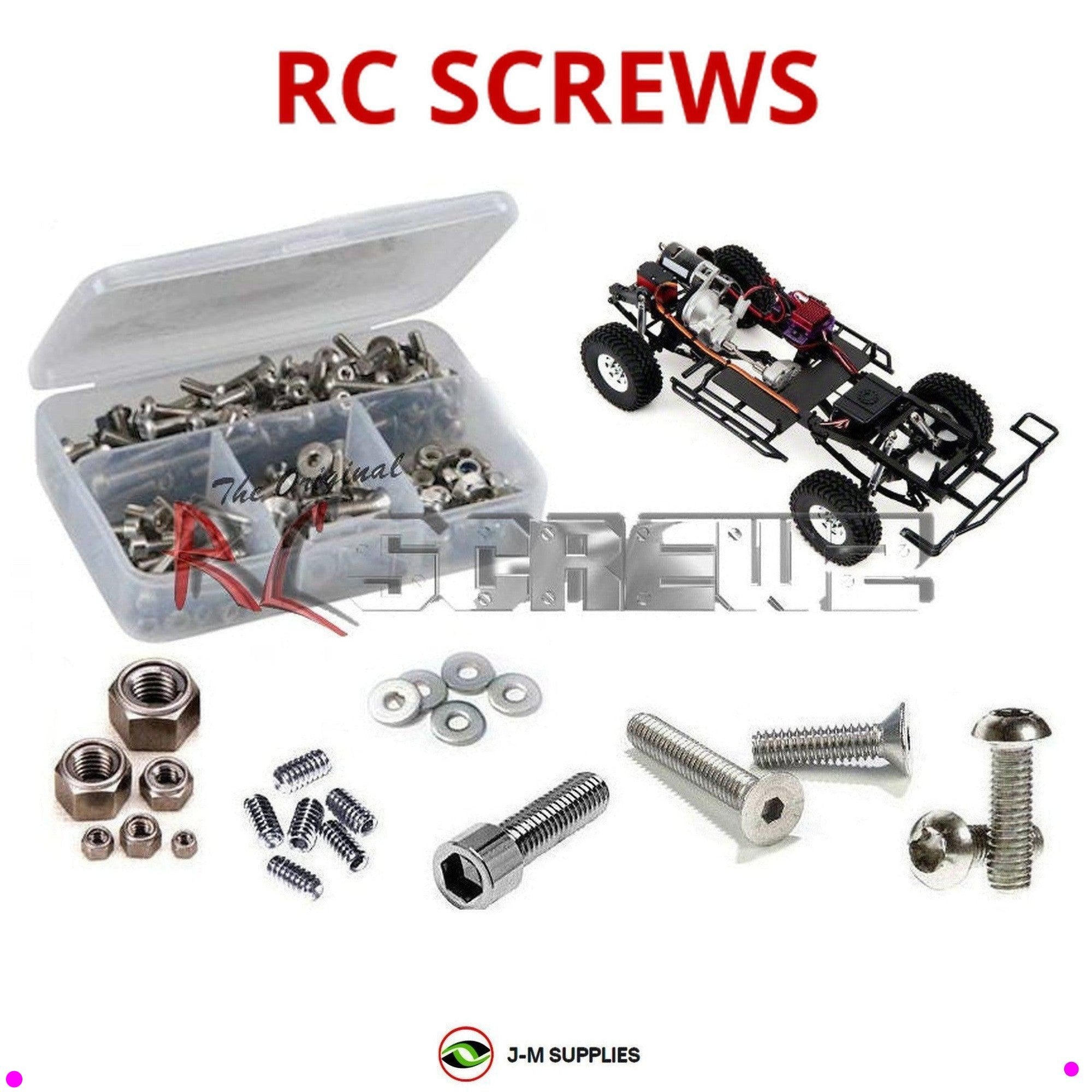 RCScrewZ Stainless Steel Screw Kit rc4wd005 for RC4WD Trail Finder 2 - Picture 1 of 12