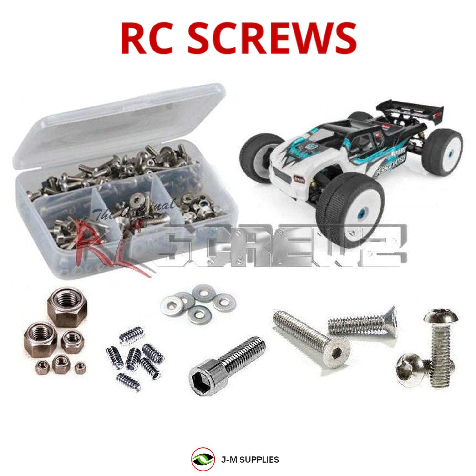 RCScrewZ Stainless Screw Kit asc113 for Associated RC8T3.2e 1/8th Truck #80944 - Picture 1 of 12