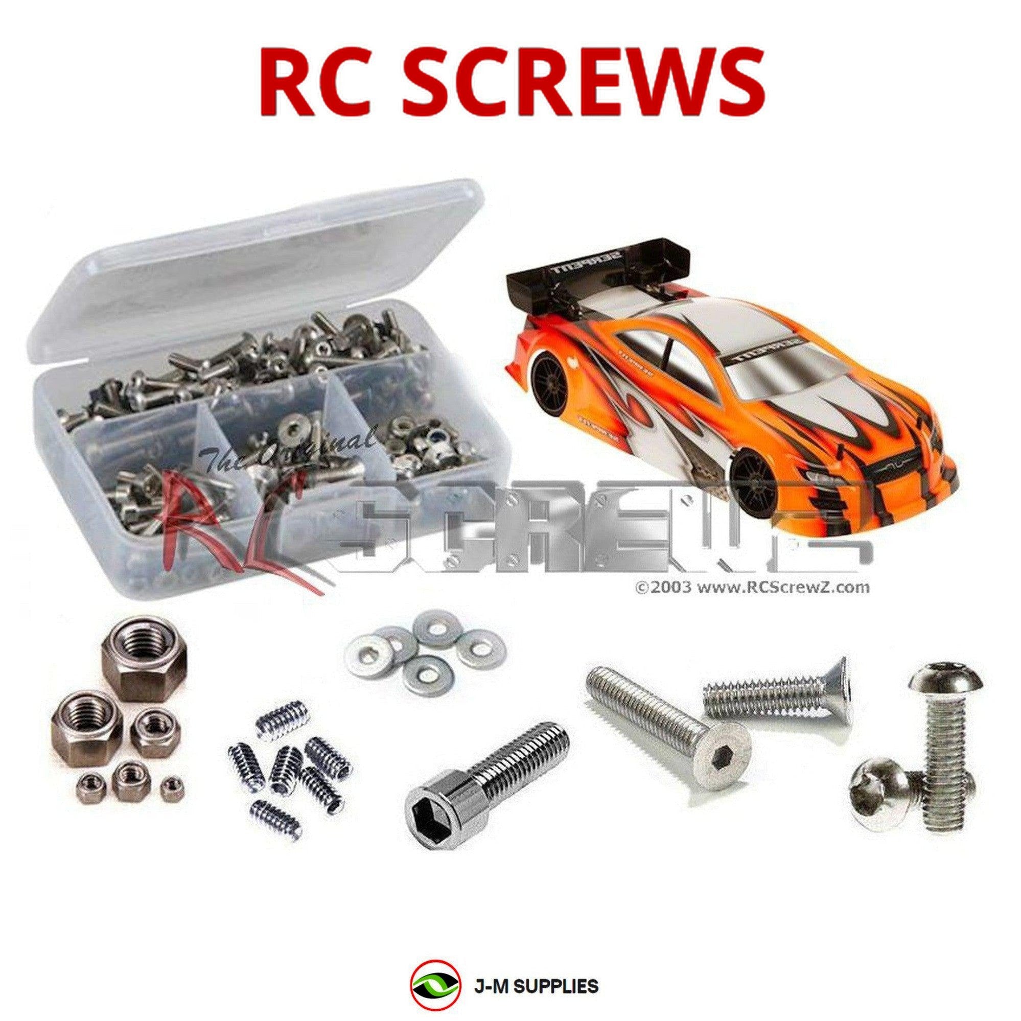 RCScrewZ Stainless Steel Screw Kit ser039 for Serpent 747e 1/10th Onroad - Picture 1 of 12