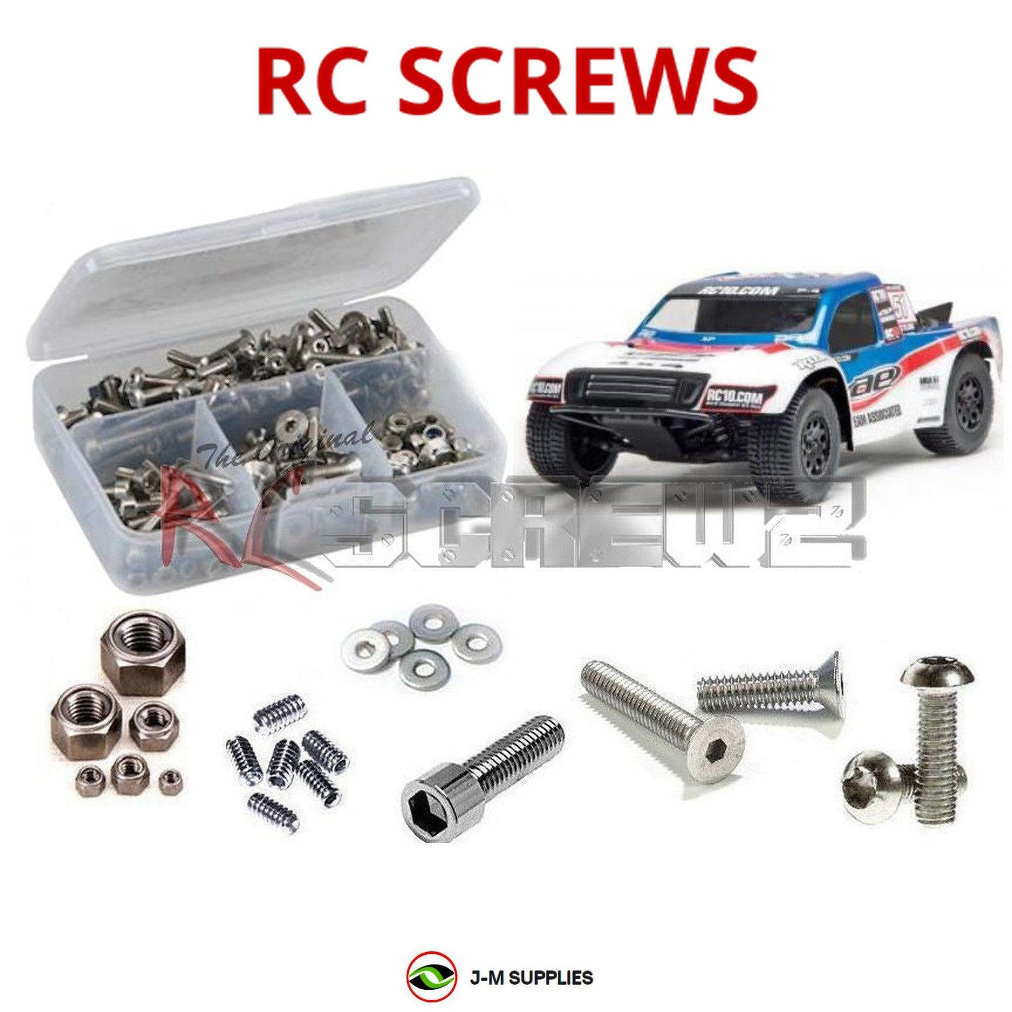 RCScrewZ Stainless Steel Screw Kit ass043 for Associated SC10 4x4 - Picture 1 of 12