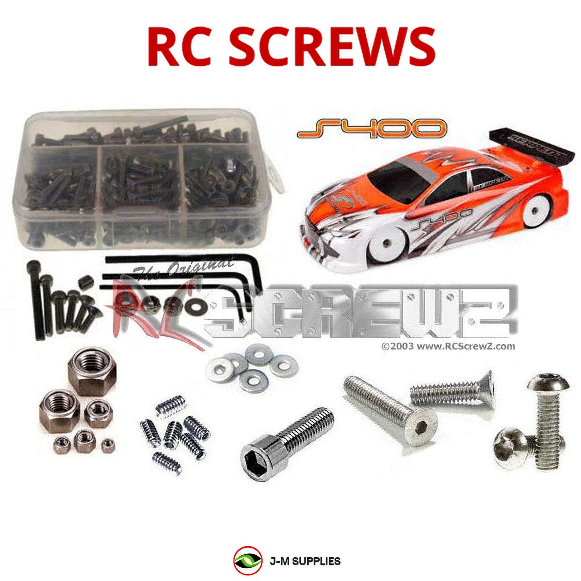 RCScrewZ Stainless Steel Screw Kit ser015 for Serpent S400 1/10 Electric - Picture 1 of 12