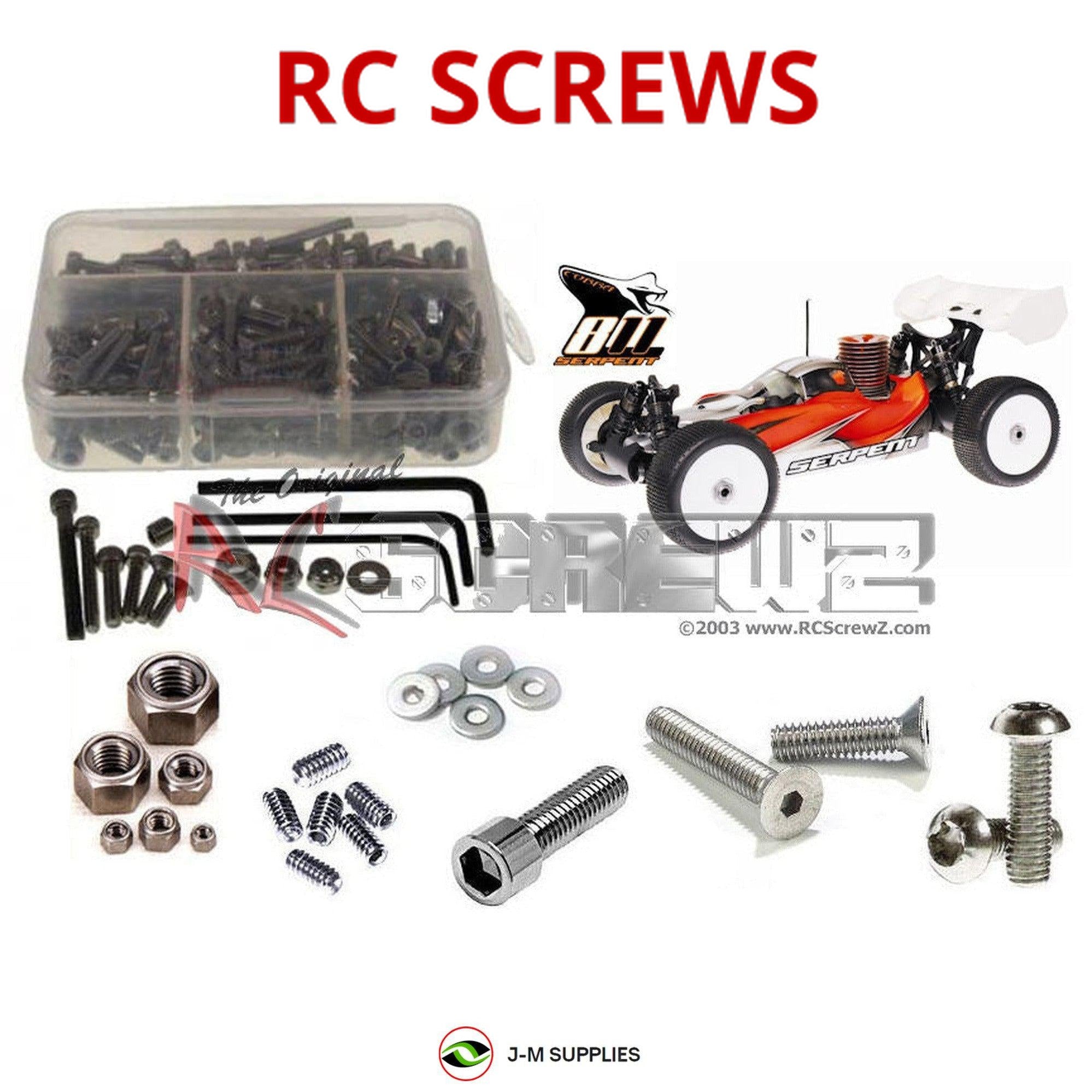 RCScrewZ Stainless Steel Screw Kit ser022 for Serpent 811 / 2.0 Cobra - Picture 1 of 12