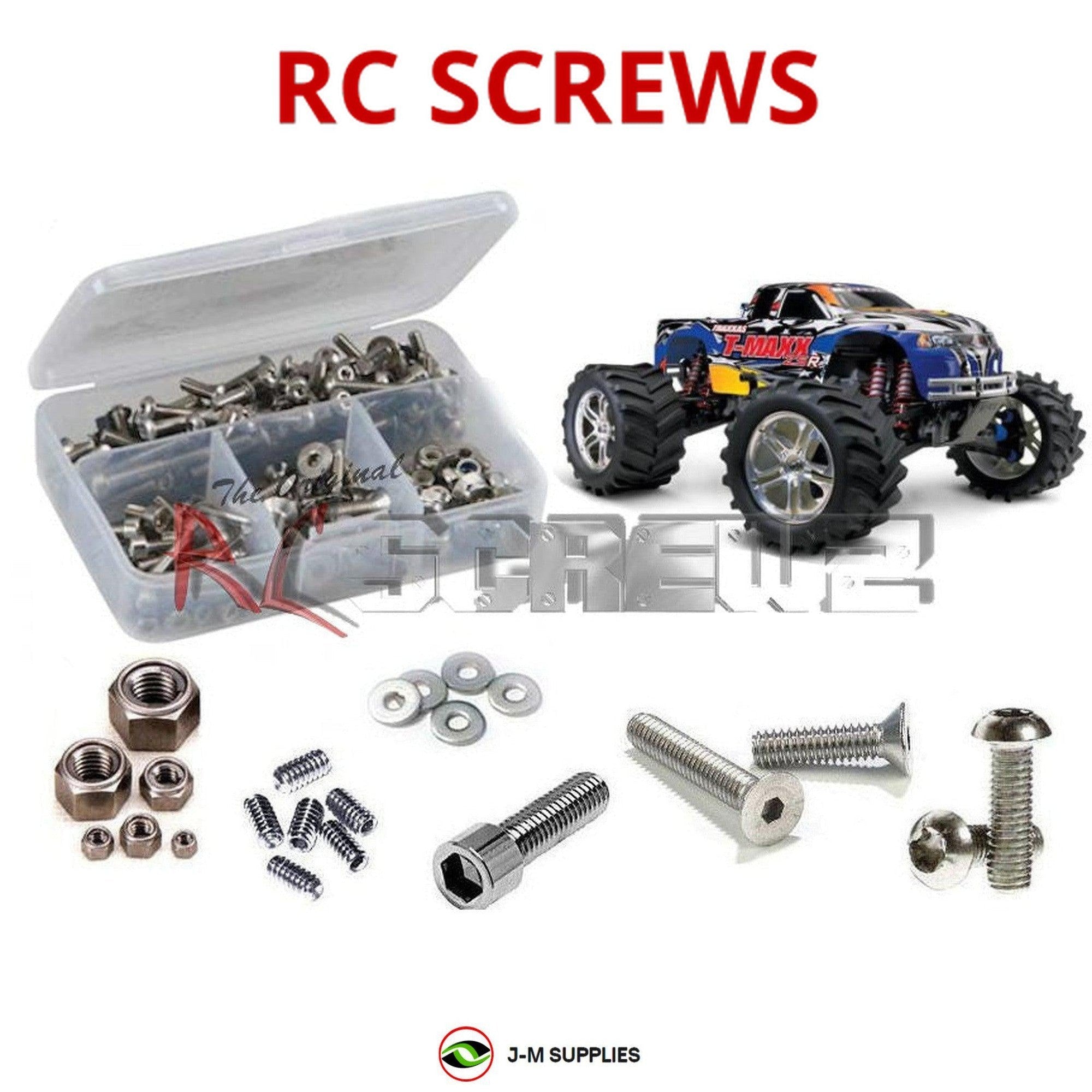 RCScrewZ Stainless Steel Screw Kit tra017 for Traxxas T-Maxx 2.5R #49104-1 - Picture 1 of 12