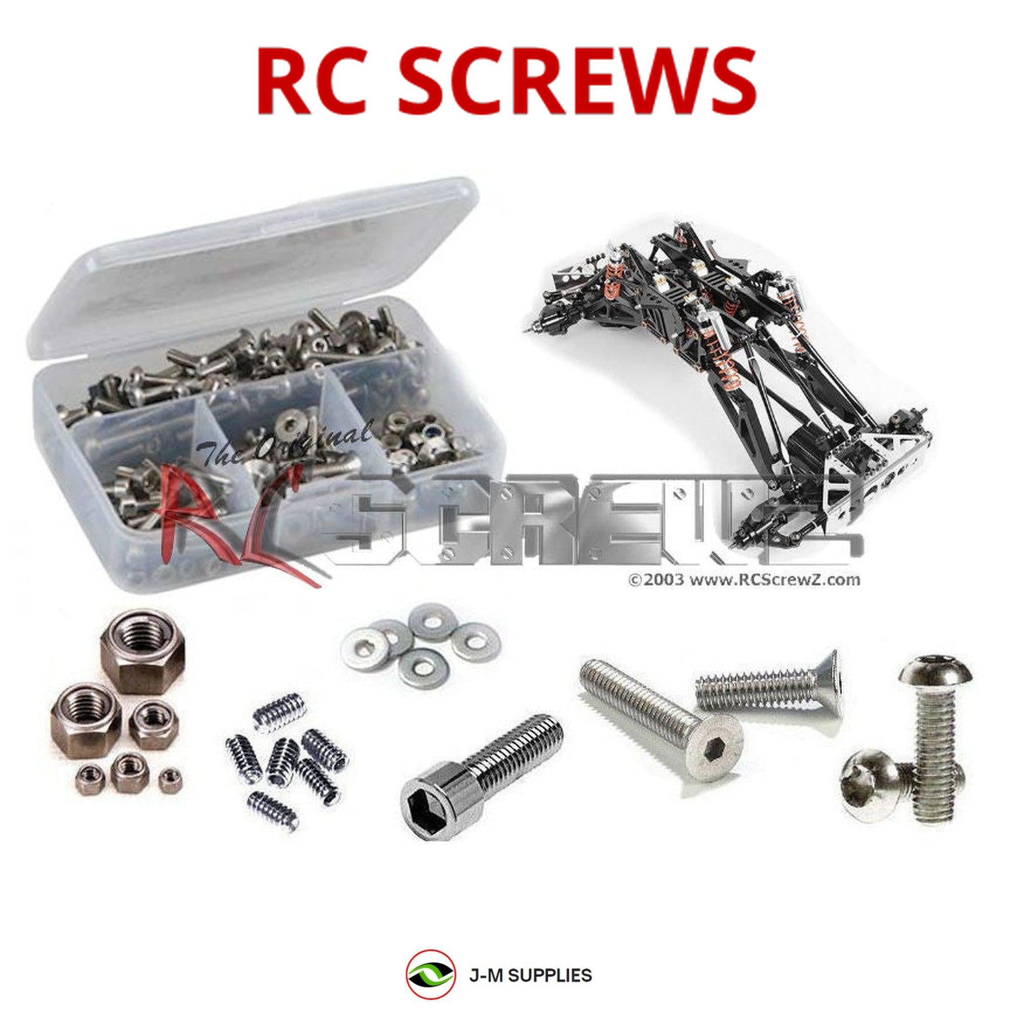 RCScrewZ Stainless Steel Screw Kit rc4wd007 for RC4WD Killer Krawler 2 - Picture 1 of 12