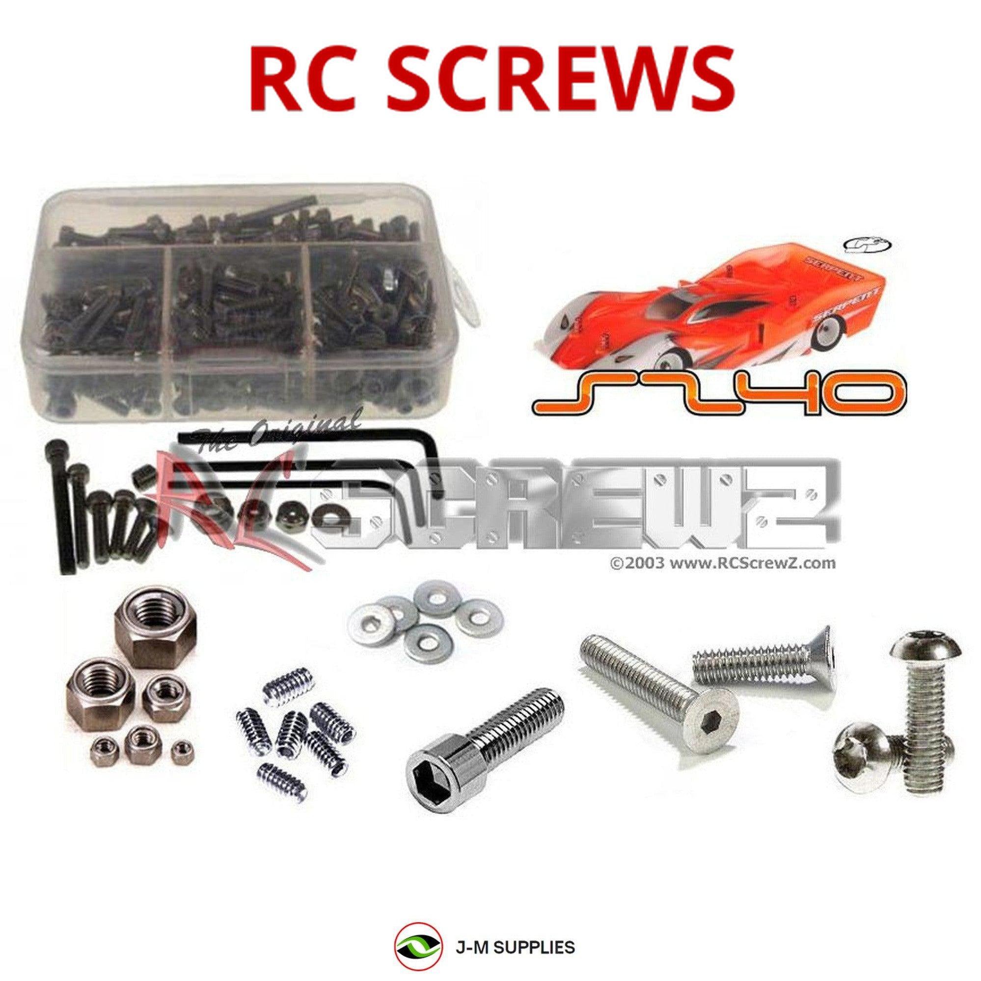 RCScrewZ Stainless Steel Screw Kit ser020 for Serpent S240 - Picture 1 of 12