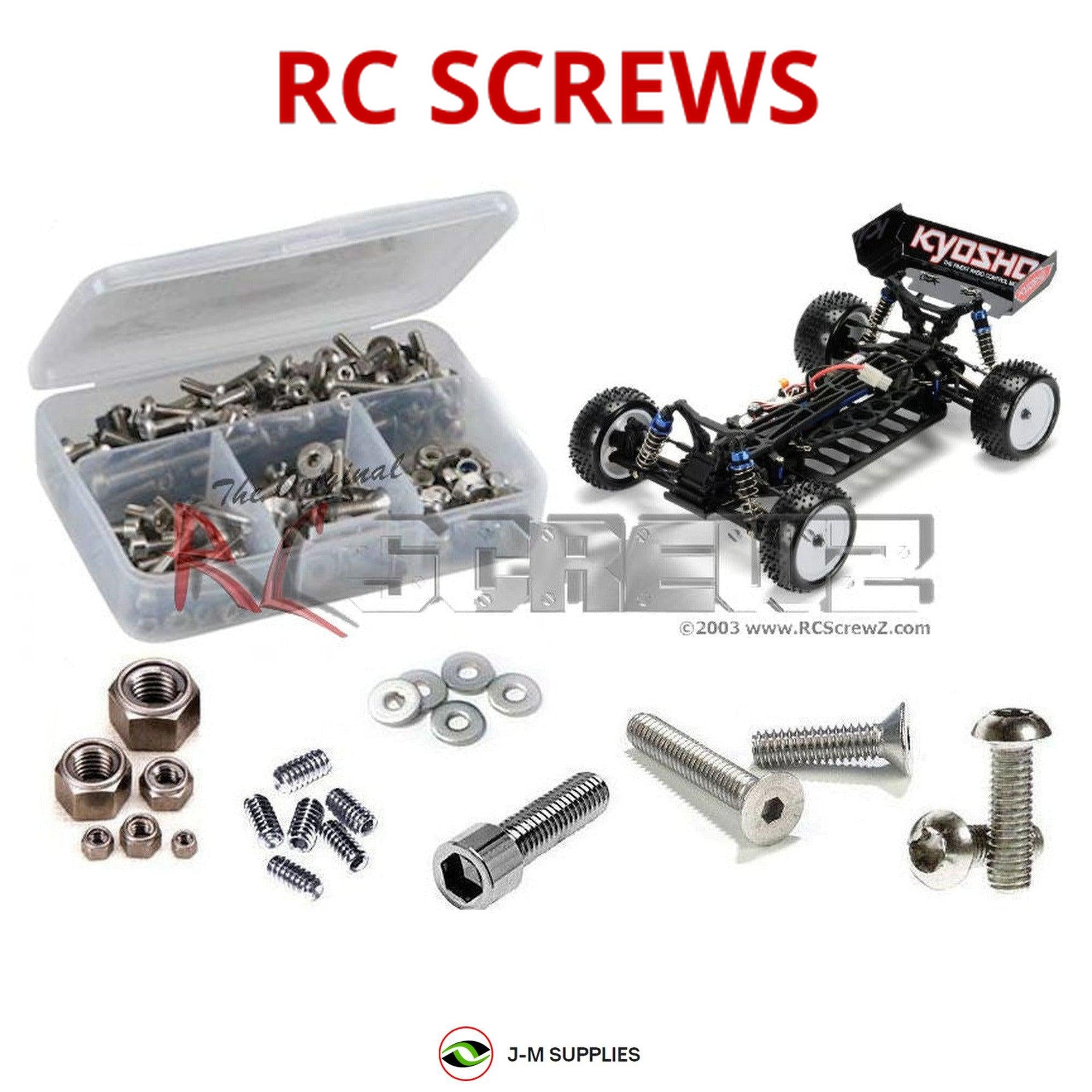 RCScrewZ Stainless Screw Kit kyo129 for Kyosho Lazer ZX-5 Type 3 / Type 4 #30861 - Picture 1 of 12