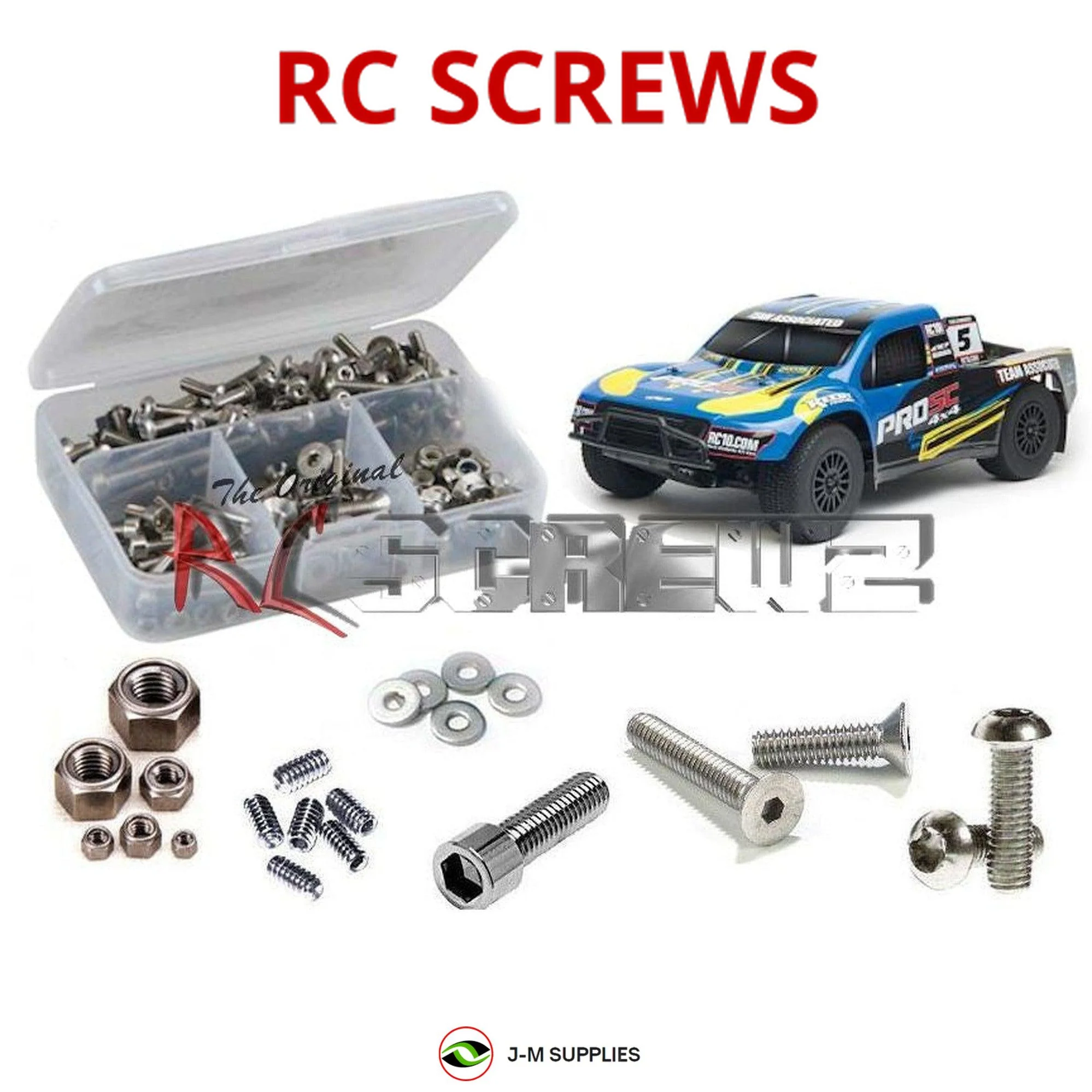 RCScrewZ Stainless Screw Kit+ ass067 for Associated Pro SC 4x4 #7062 (Spares) - Picture 1 of 12