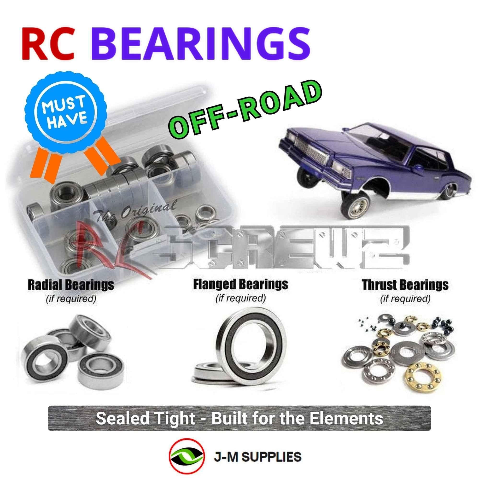 RCScrewZ Rubber Shielded Bearings rer075r for RedCat 1979 Monte Carlo 1/10 | KIT - Picture 1 of 12