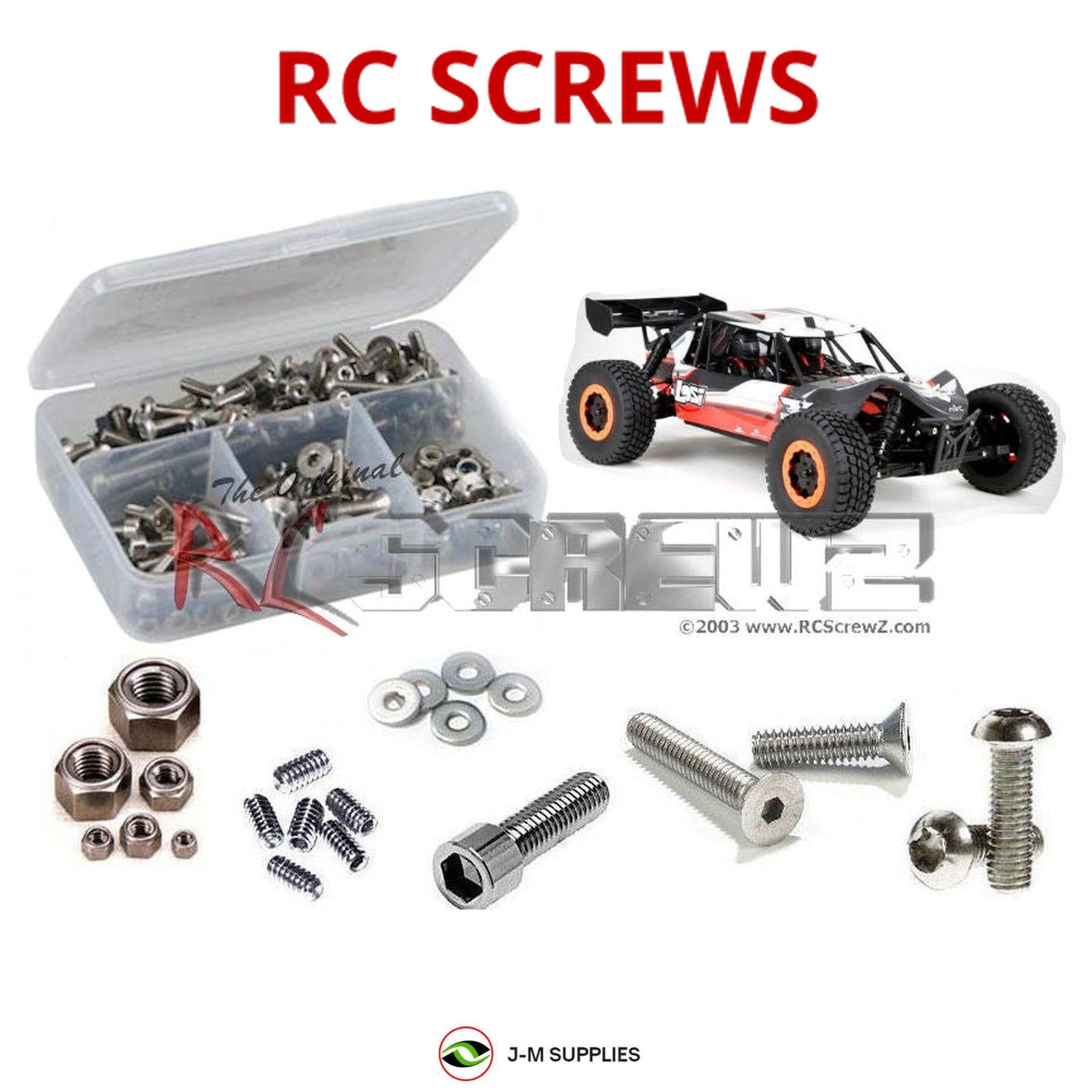 RCScrewZ Metric Stainless Screw Kit los090m for Team Losi TEN-SCBE 4wd Metric - Picture 1 of 12