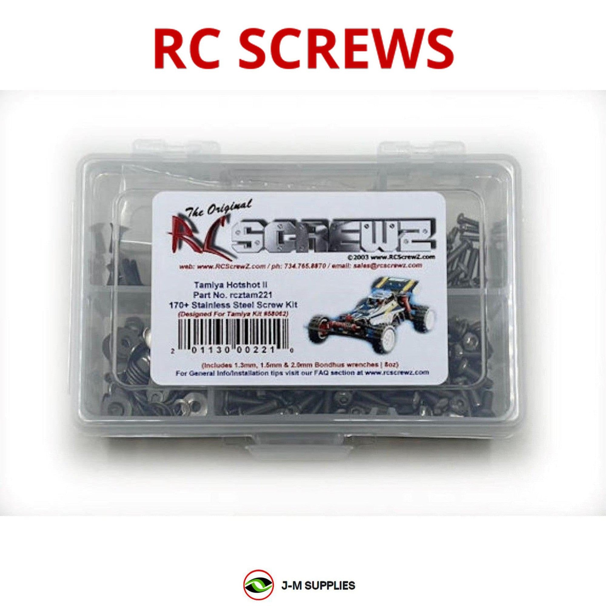 RCScrewZ Stainless Screw Kit+ tam221 for Tamiya Hotshot II #58062 | PRO - Picture 1 of 12