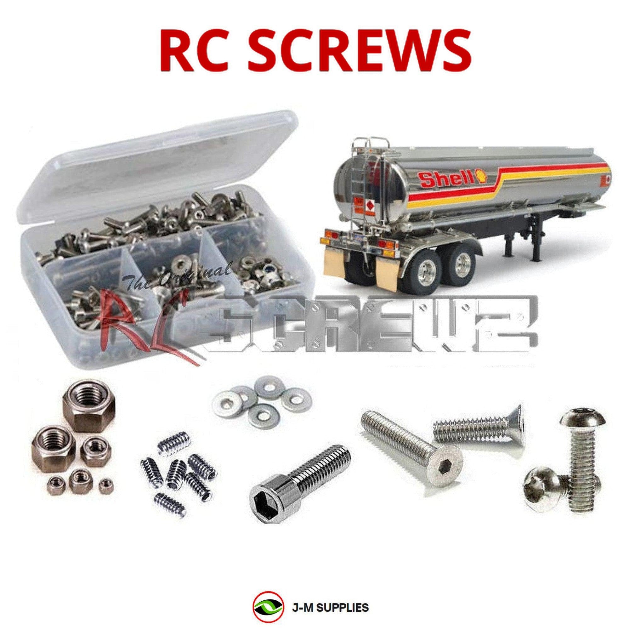 RCScrewZ Stainless Steel Screw Kit tam192 for Tamiya Tanker Trailer 1/14th - Picture 1 of 12