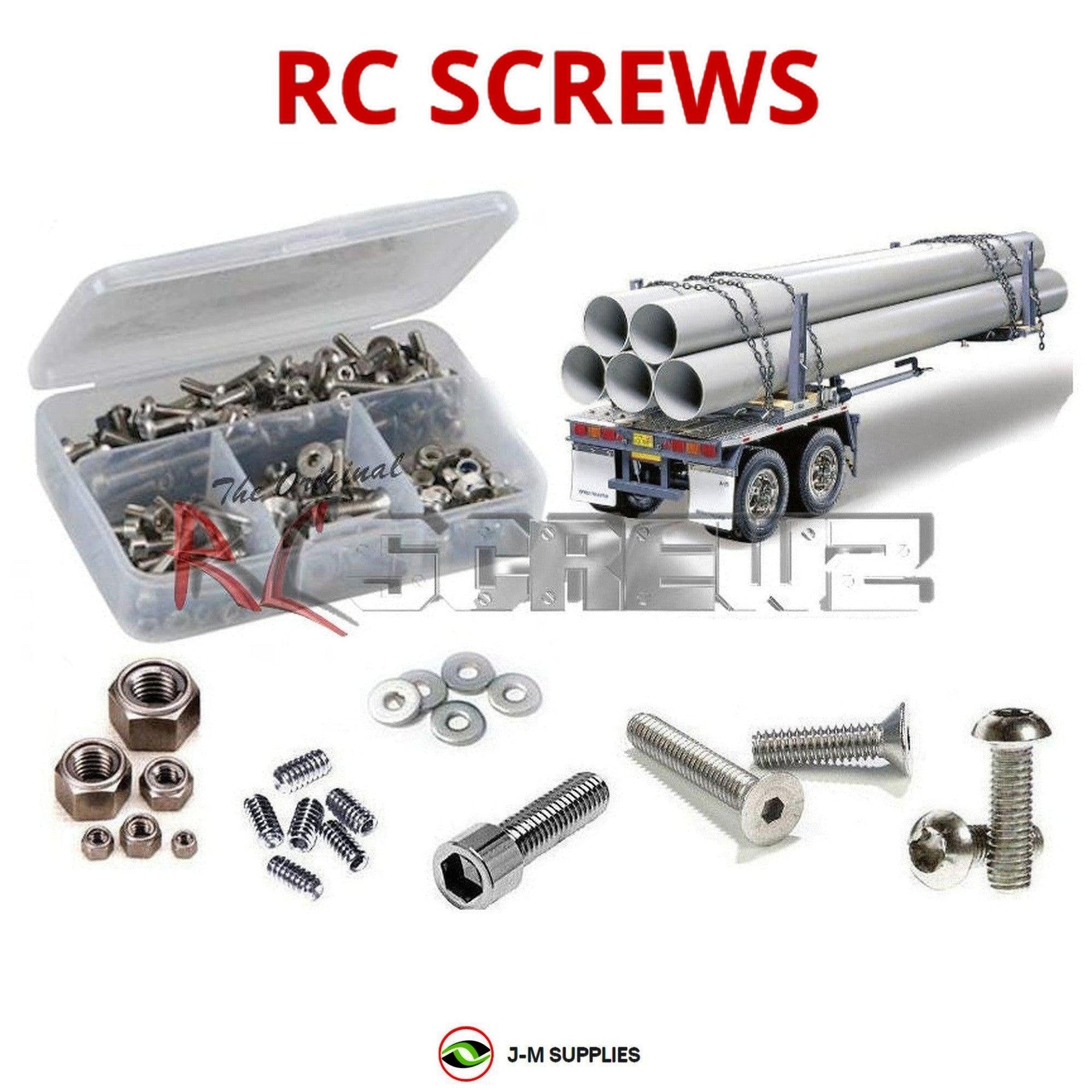 RCScrewZ Stainless Steel Screw Kit tam188 for Tamiya Pole Trailer 1/14th - Picture 1 of 12