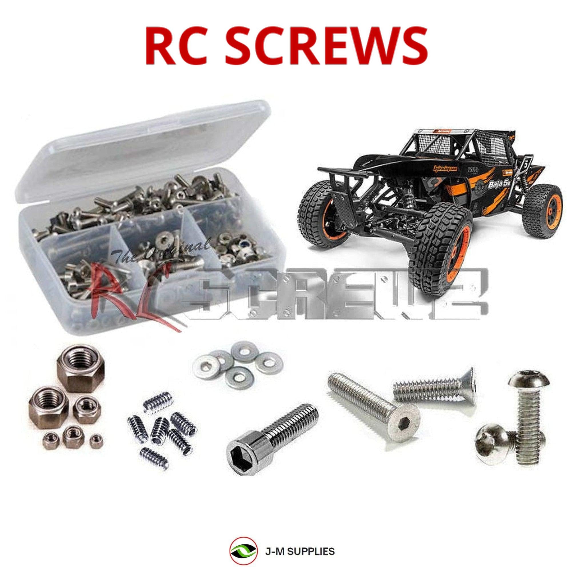 RCScrewZ Stainless Steel Screw Kit hpi093 for HPI Racing Baja TSK-B Class 1 - Picture 1 of 12