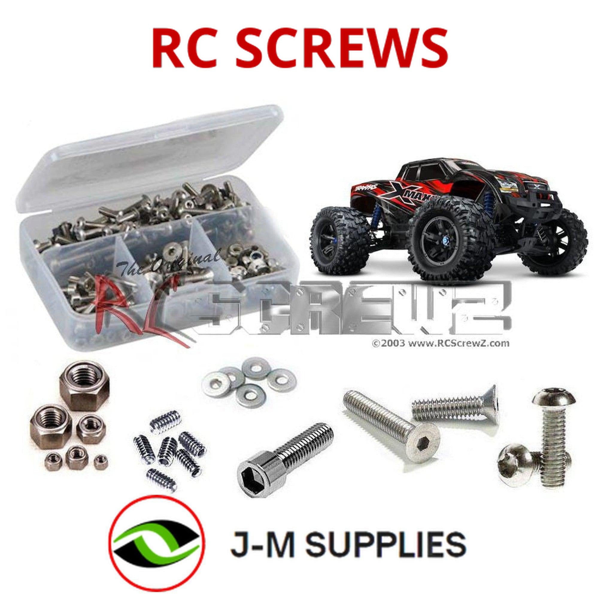 RCScrewZ Stainless Steel Screw Kit tra076 for Traxxas X-Maxx 4x4 TSM #77076-3 - Picture 1 of 12