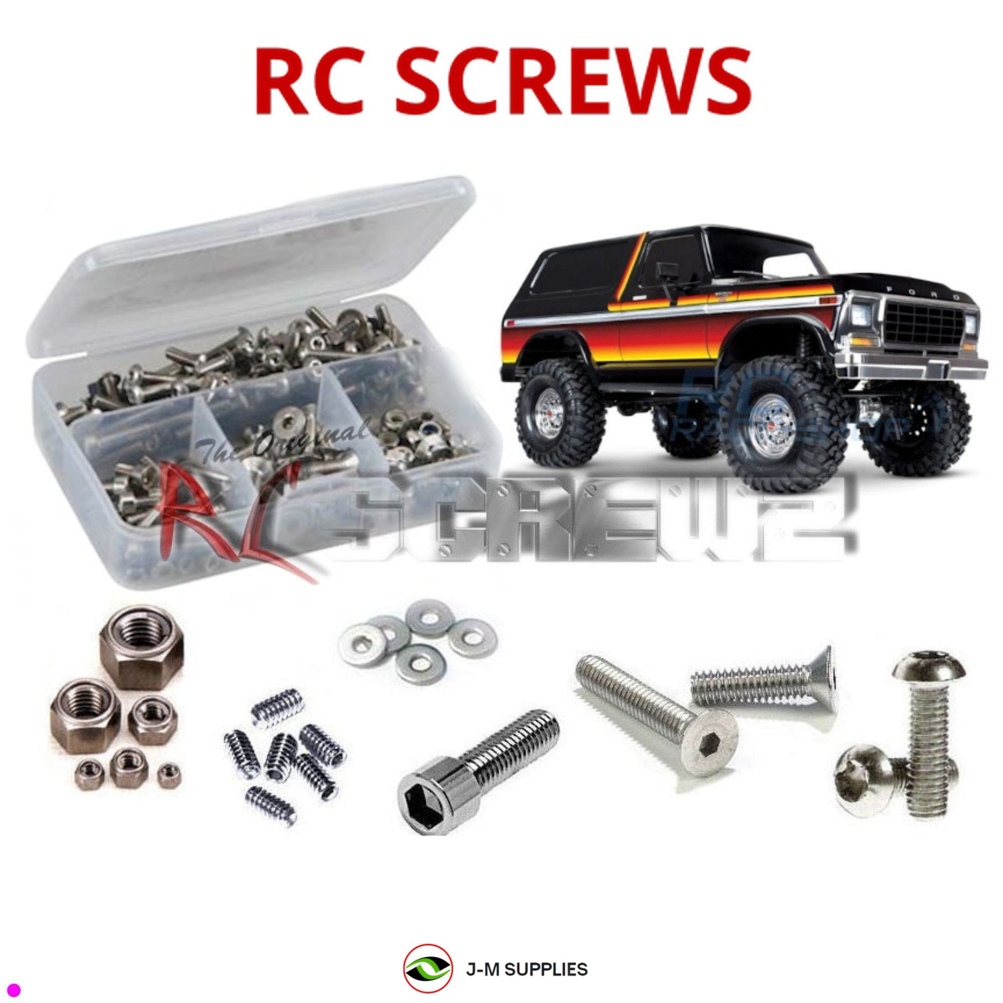 RCScrewZ Stainless Steel Screw Kit tra085 for Traxxas TRX4 Bronco/Ranger 82046-4 - Picture 1 of 12