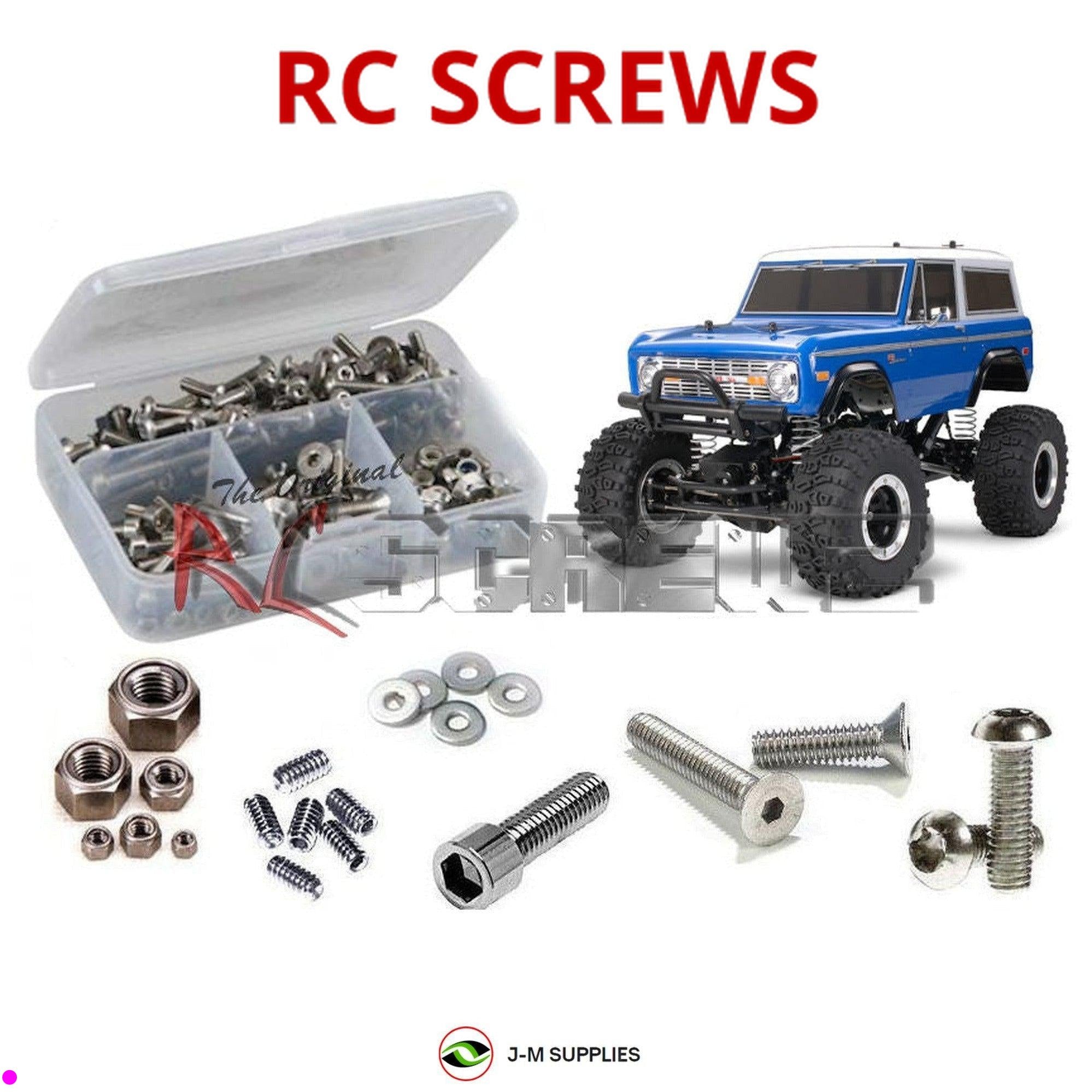 RCScrewZ Stainless Steel Screw Kit tam253 for Tamiya 1973 Bronco CR-01 #58436 - Picture 1 of 12