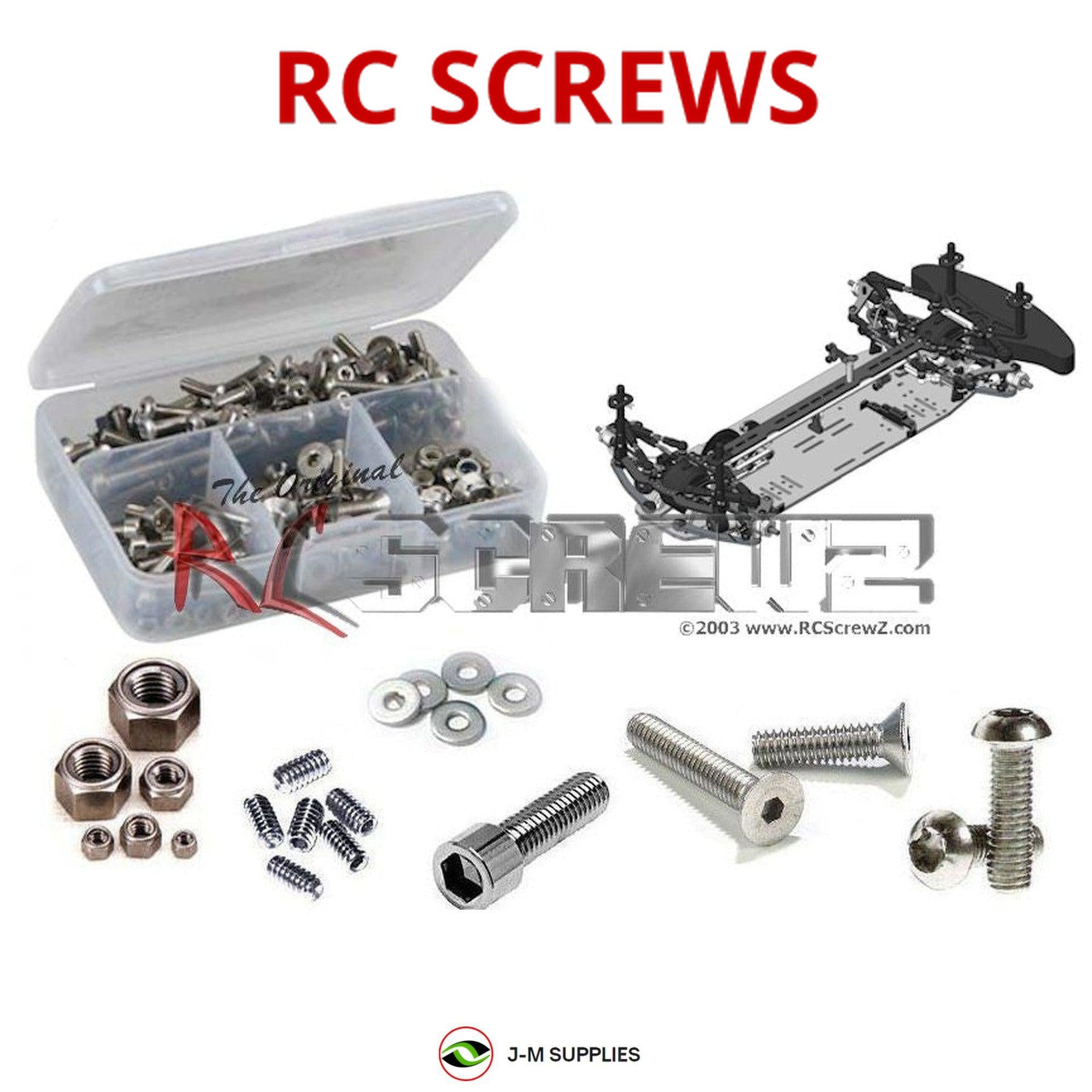 RCScrewZ Stainless Steel Screw Kit awe001 for Awesomatix A700 - Picture 1 of 12