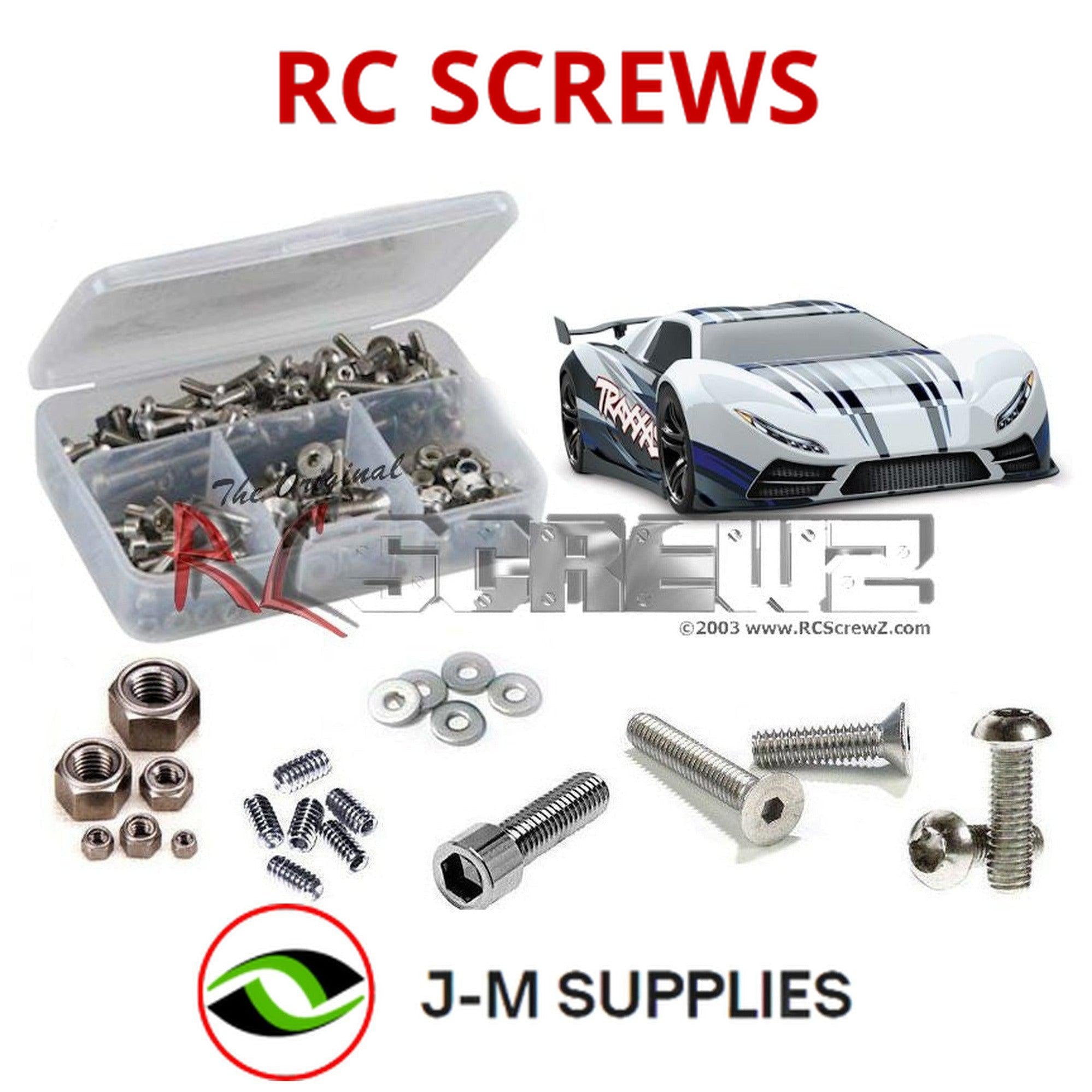 RCScrewZ Stainless Screw Kit tra075 for Traxxas XO-1 Supercar 1/7 TSM Ed 64077-3 - Picture 1 of 12