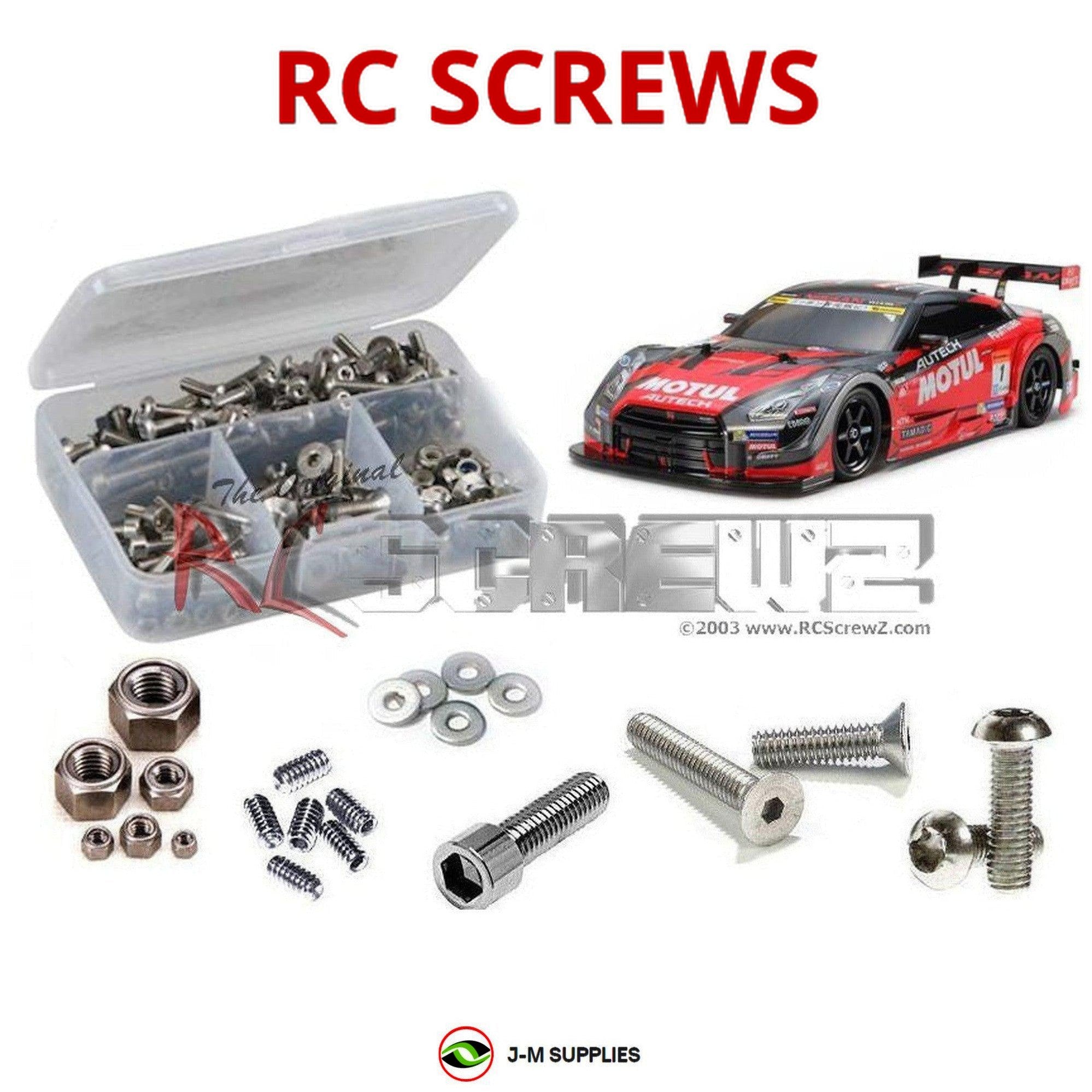 RCScrewZ Stainless Screw Kit tam252 for Tamiya TT-02 Motul Autech GT-R 58625-60A - Picture 1 of 12