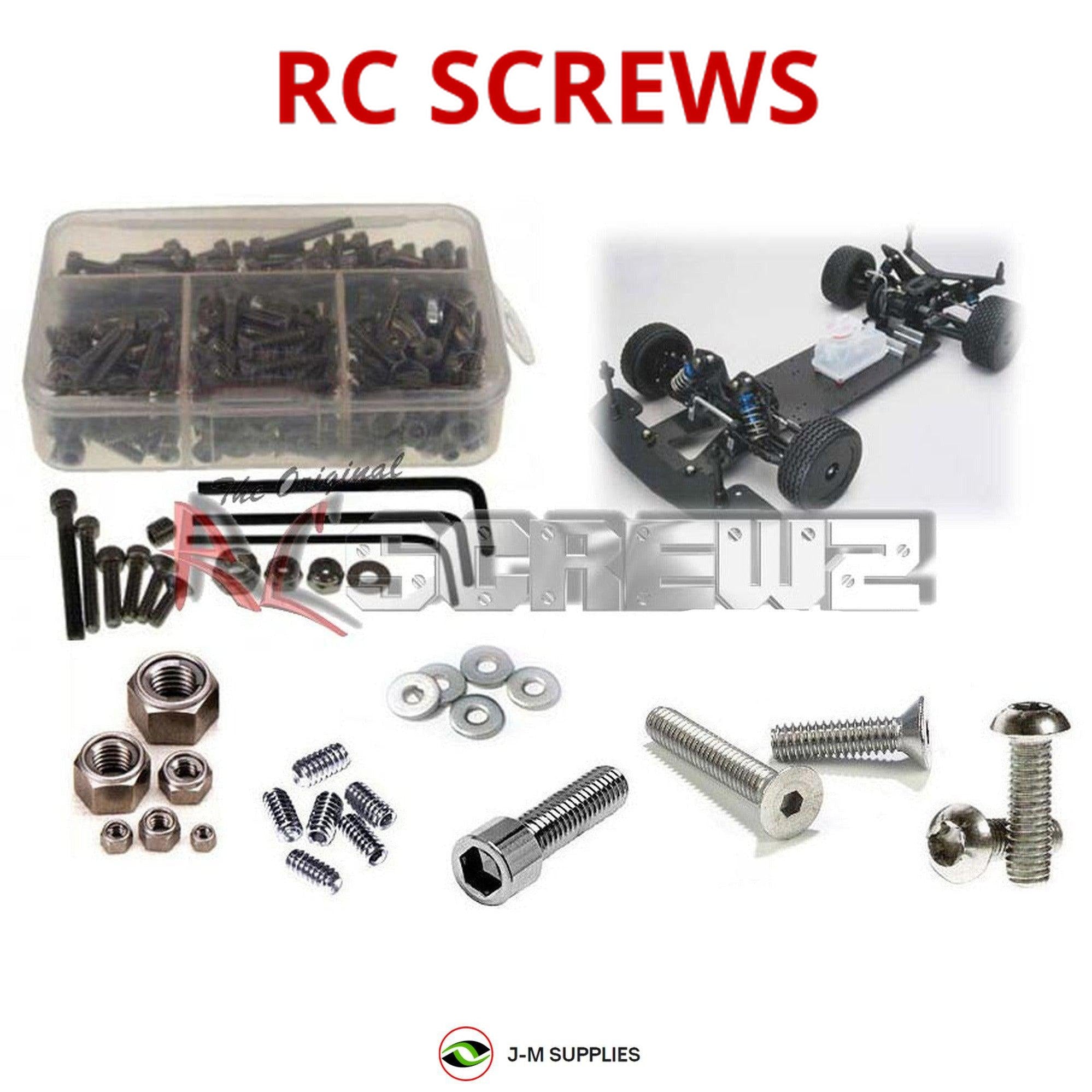 RCScrewZ Stainless Screw Kit cus003 for Custom Works Intimidator GSX Nitro - Picture 1 of 12