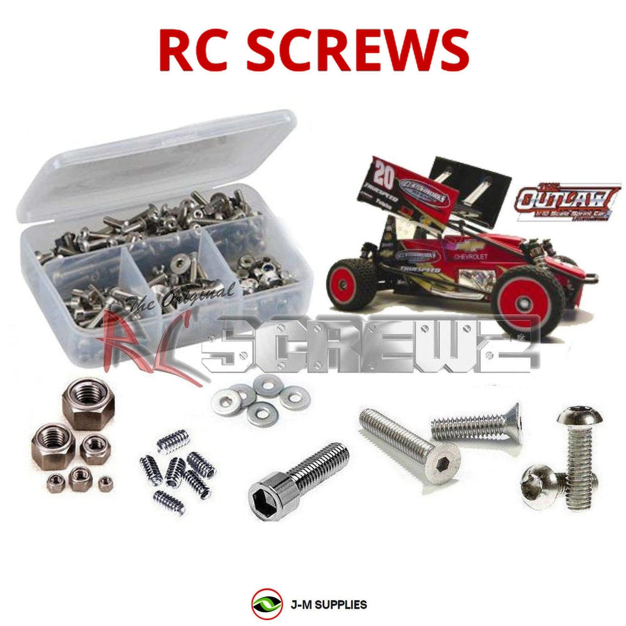 RCScrewZ Metric Stainless Screw Kt cus008m for Custom Works Outlaw 1/10 electric - Picture 1 of 12