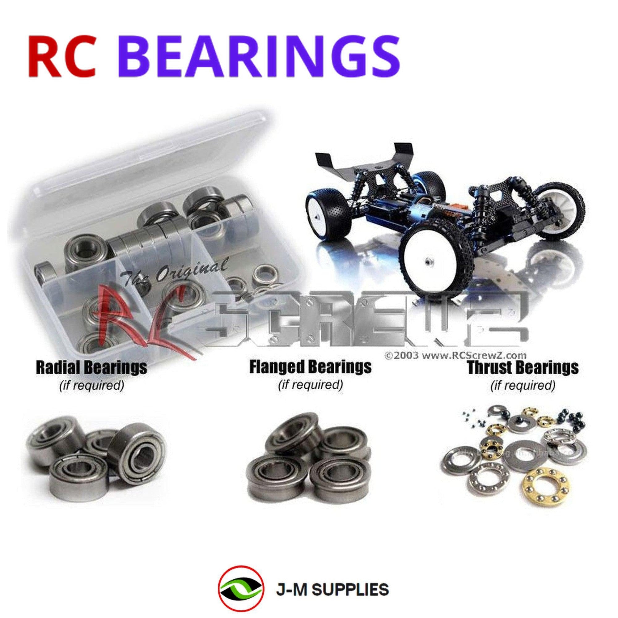 RCScrewZ Metal Shielded Bearing Kit xra046b for XRAY XB4 2014 #360001 - Picture 1 of 12