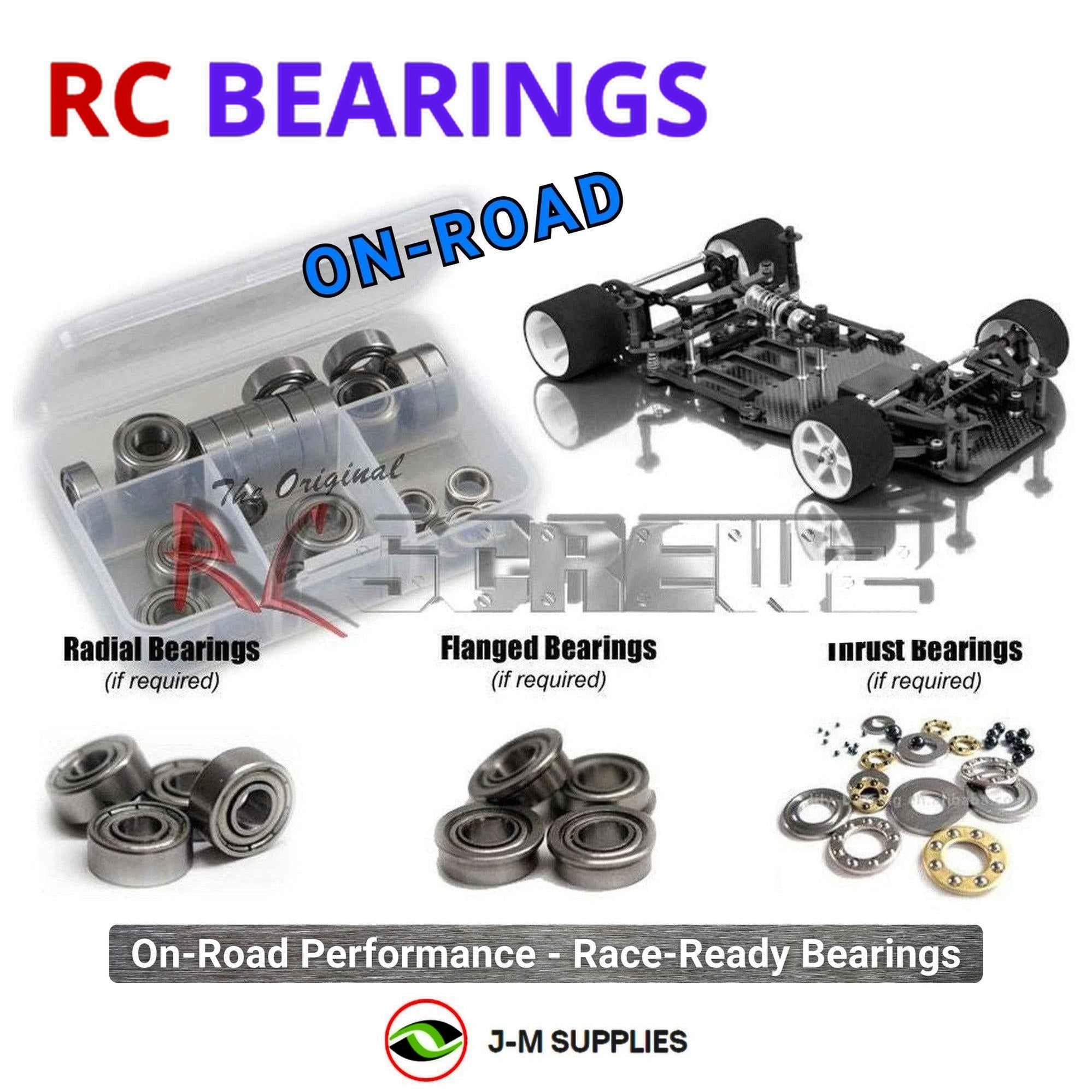 RCScrewZ Metal Shielded Bearings xra031b for XRAY X10 1/10 Pan Car 370500 | SET - Picture 1 of 12