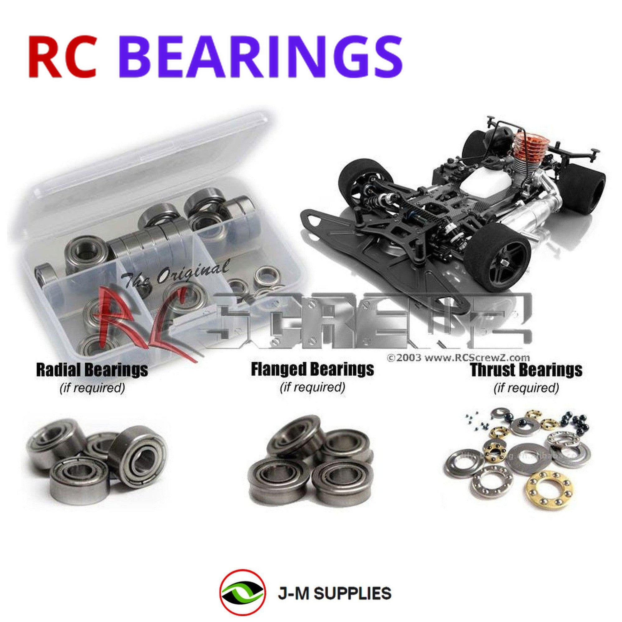 RCScrewZ Metal Shielded Bearing Kit xra053b for XRAY RX8 2012 #340001 - Picture 1 of 12