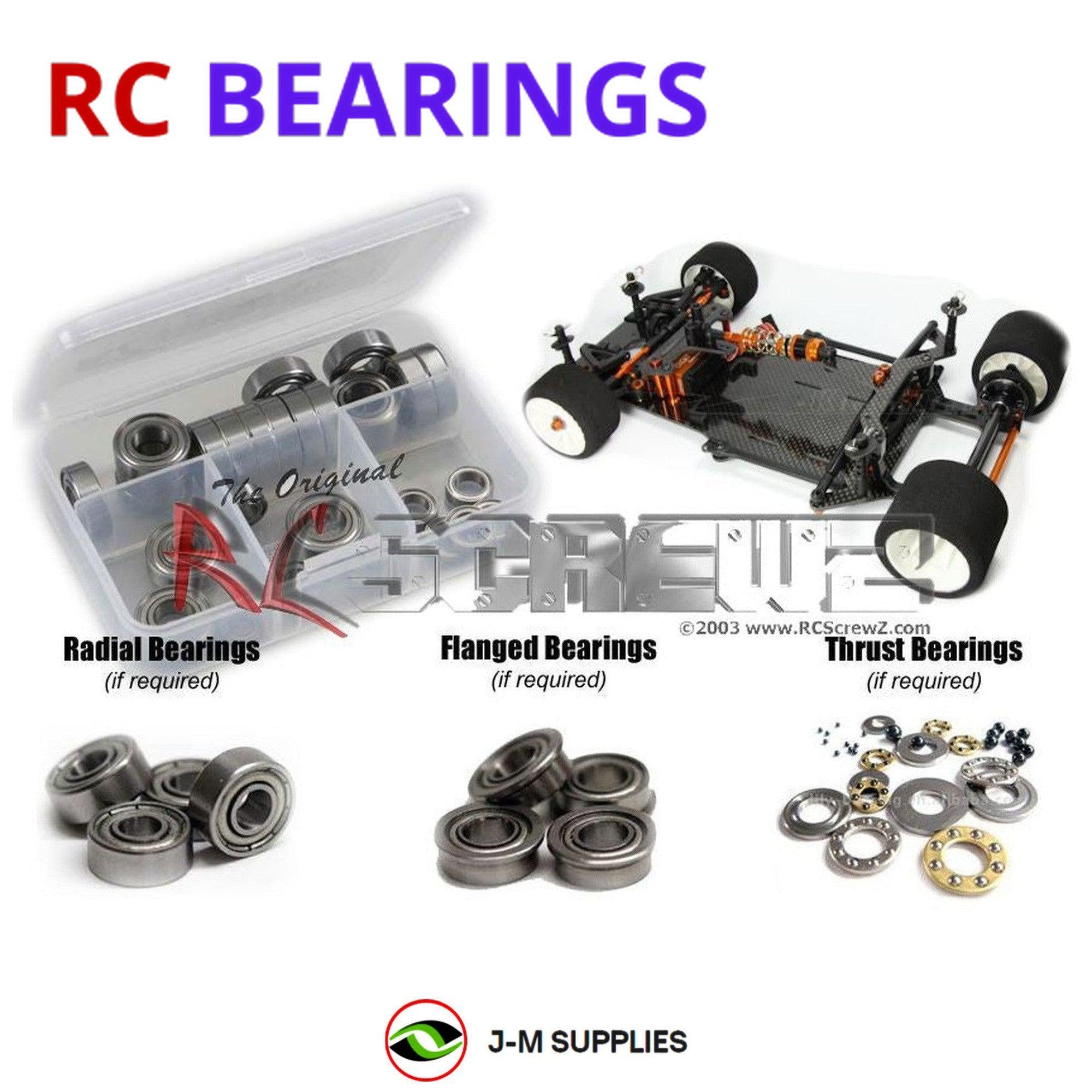 RCScrewZ Metal Shielded Bearing Kit xra050b for XRAY X12 2017 #370006 - Picture 1 of 12