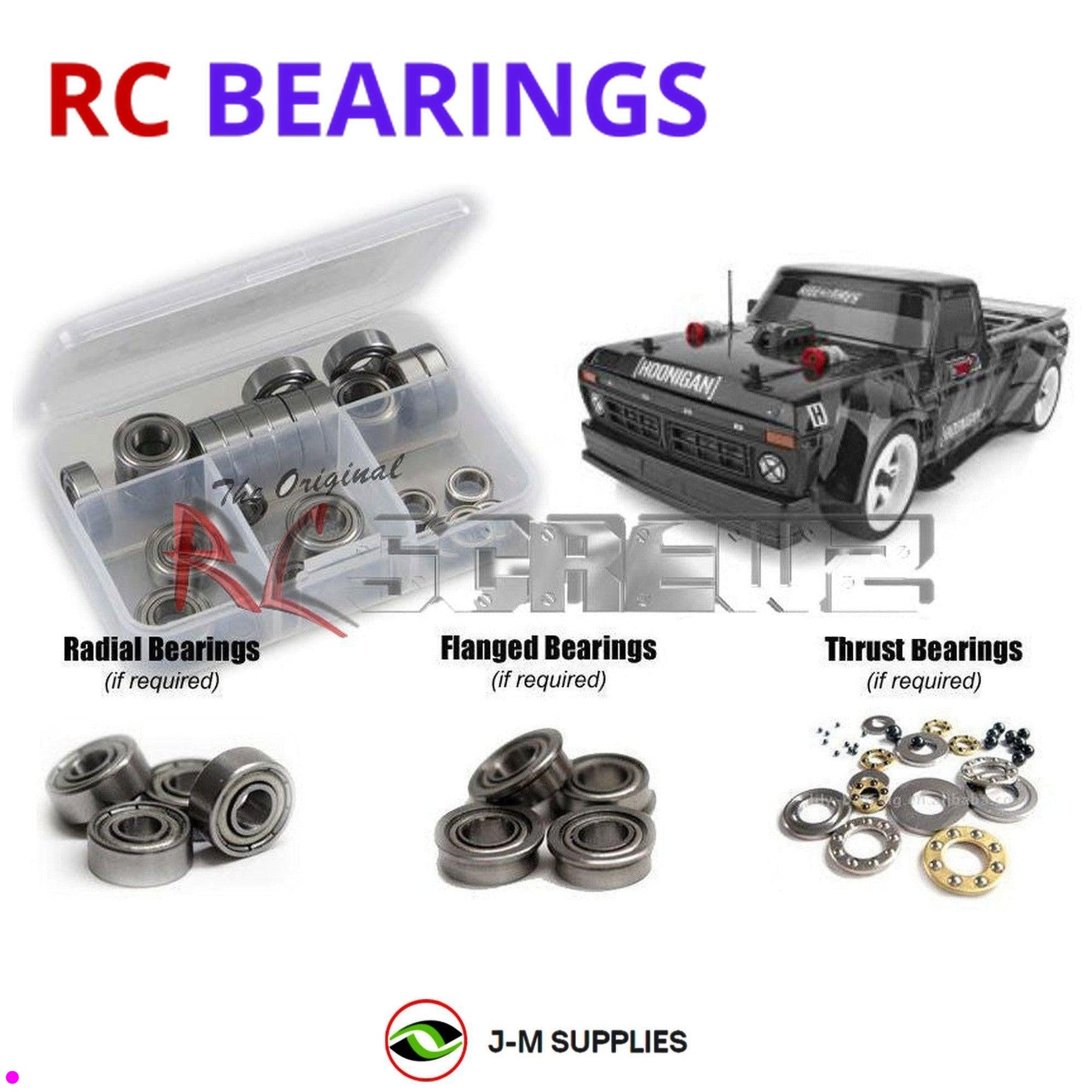 RCScrewZ Metal Shielded Bearings asc126b for Associated Apex2 Hoonitruck RTR - Picture 1 of 12