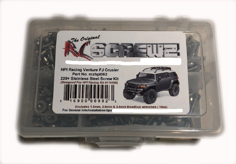 RCScrewZ Stainless Screw Kit hpi092 for HPI Venture FJ Cruiser 4WD 1/10 #118146 - Picture 4 of 12