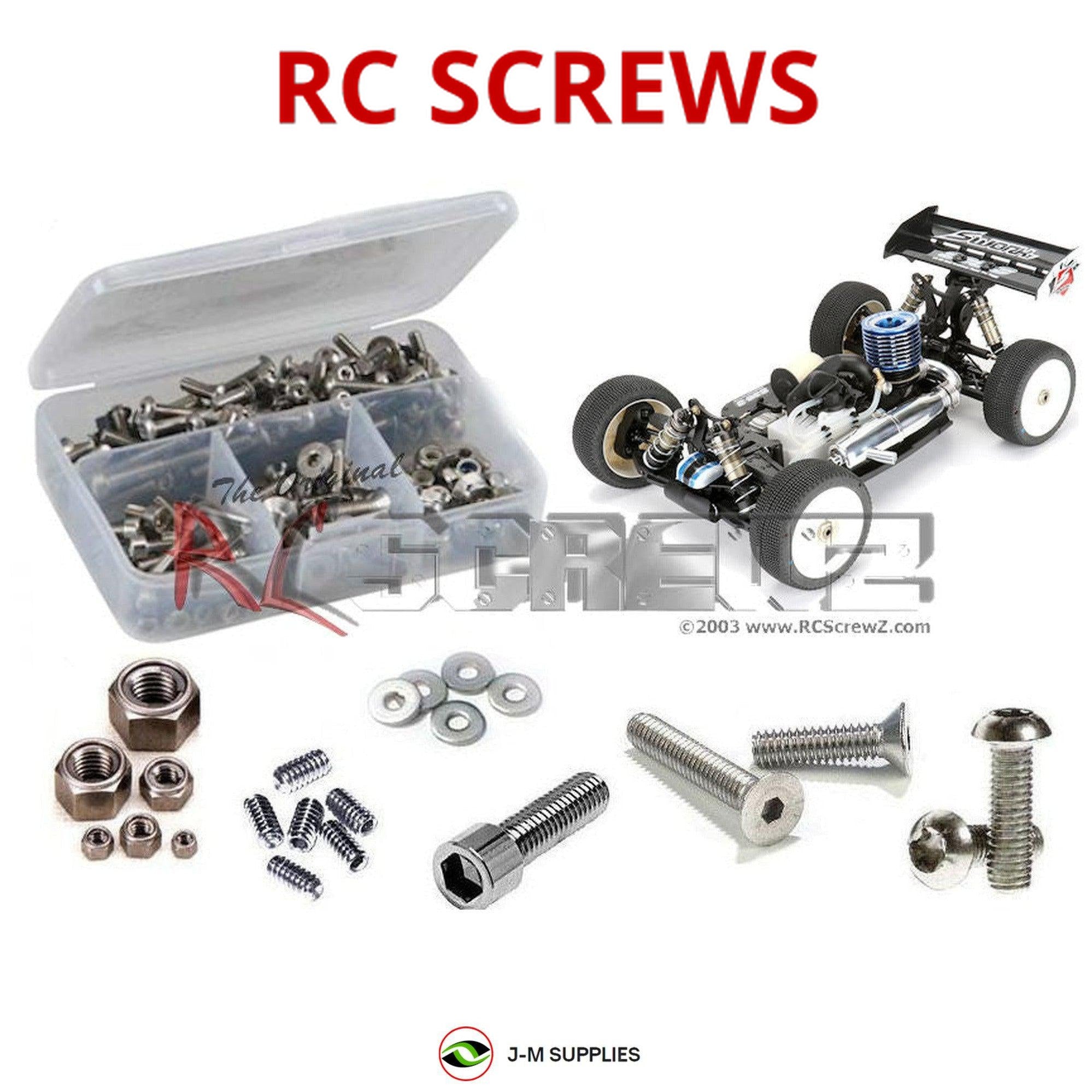 RCScrewZ Stainless Screw Kit swz013 for Sworkz S35-3 Nitro 1/8 Buggy SWX910025 - Picture 1 of 12