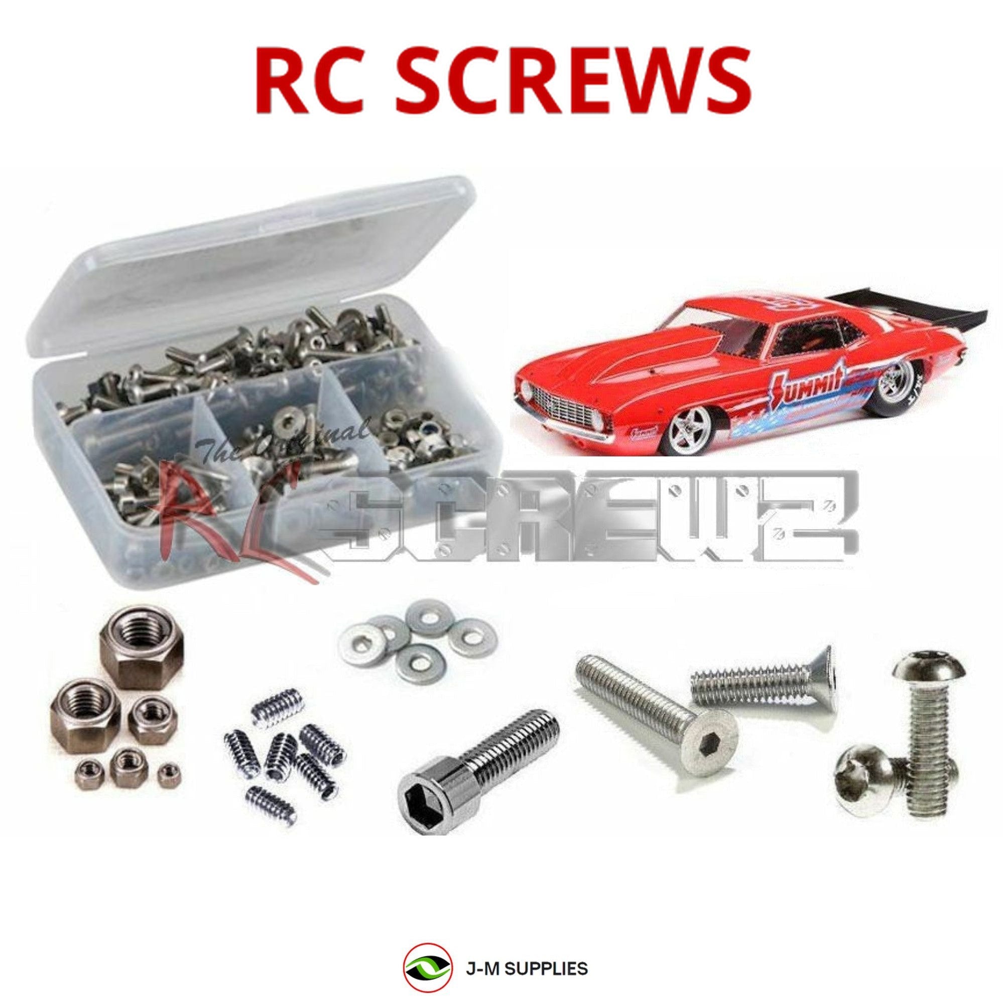 RCScrewZ Stainless Screw Kit los129 for Losi 69 Camaro 22S 2WD Drag Car LOS03035 - Picture 1 of 12