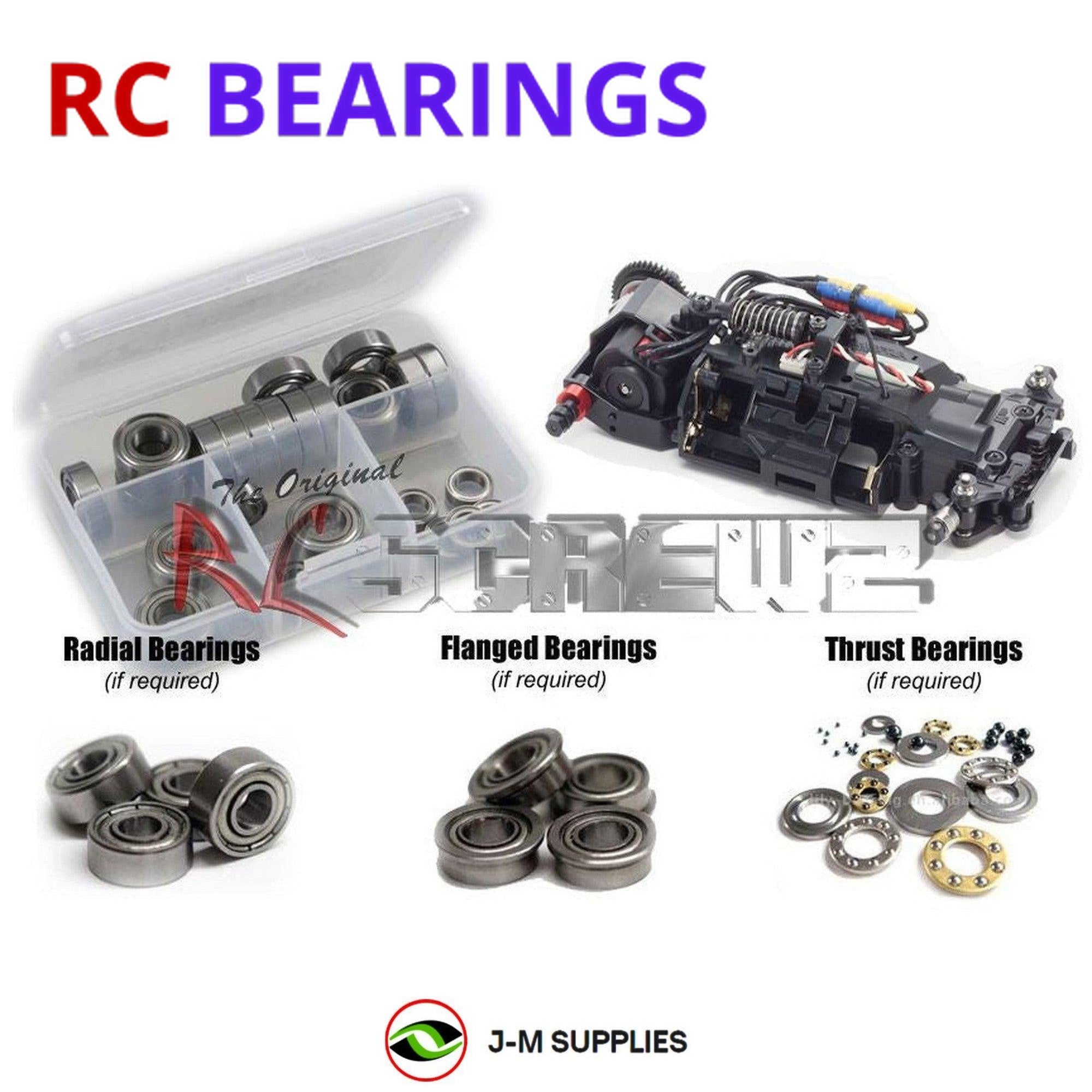 RCScrewZ Metal Shielded Bearing Kit kyo170b for Kyosho Mini-Z MR-03ve Pro #32781 - Picture 1 of 12