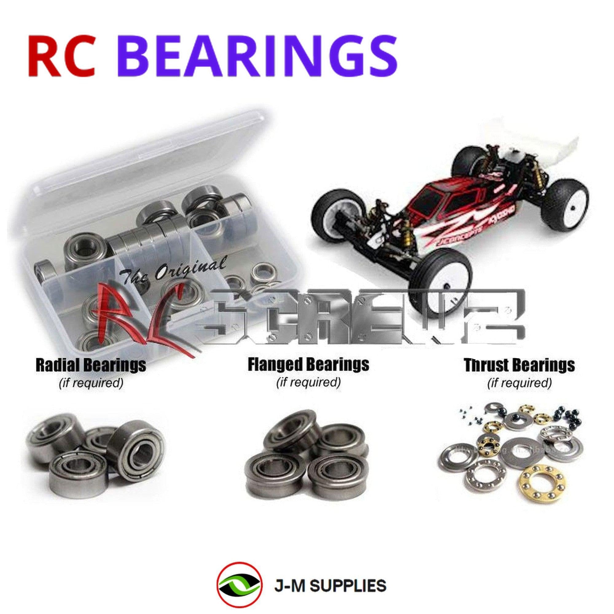 RCScrewZ Metal Shielded Bearings kyo144b for Kyosho RB6 1/10 Buggy #30068 | SET - Picture 1 of 12