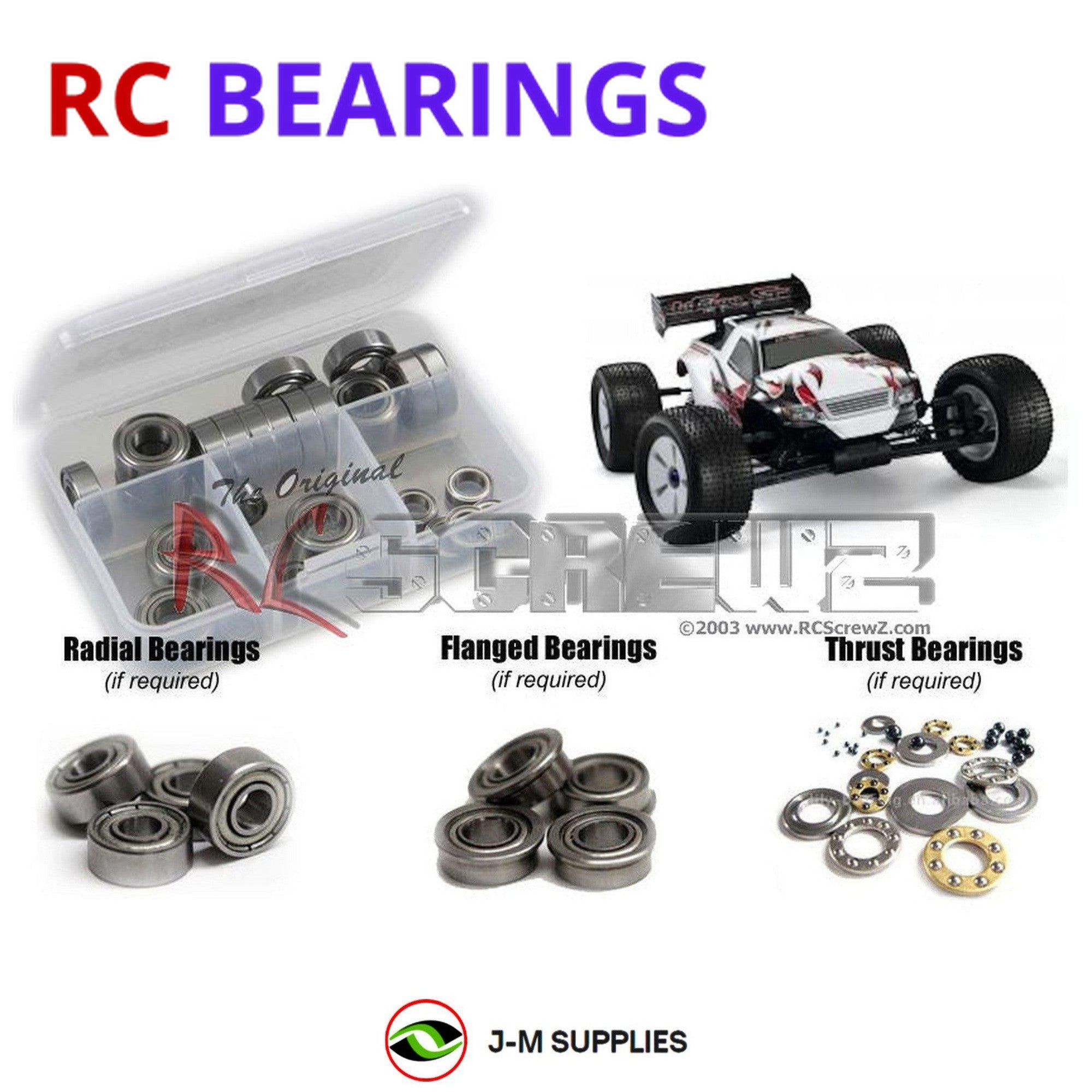 RCScrewZ Metal Shielded Bearings kyo127b for Kyosho Inferno ST 2 US Sports 31354 - Picture 1 of 12