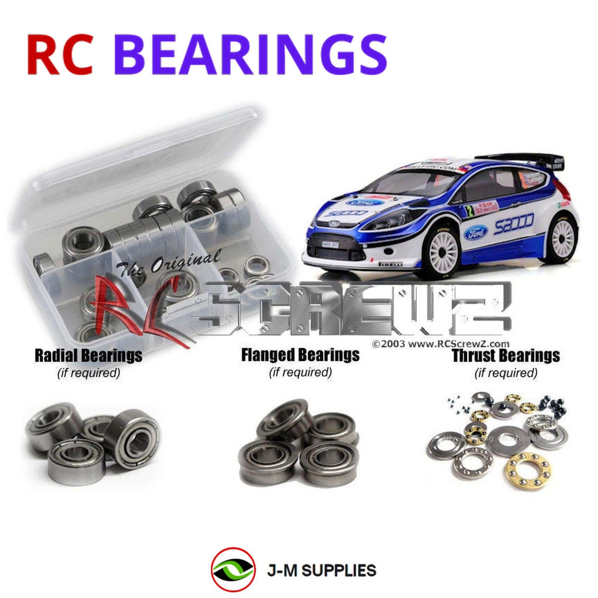 RCScrewZ Metal Shielded Bearings kyo138b for Kyosho DRX 4wd 1/9th #31042 | PRO - Picture 1 of 12