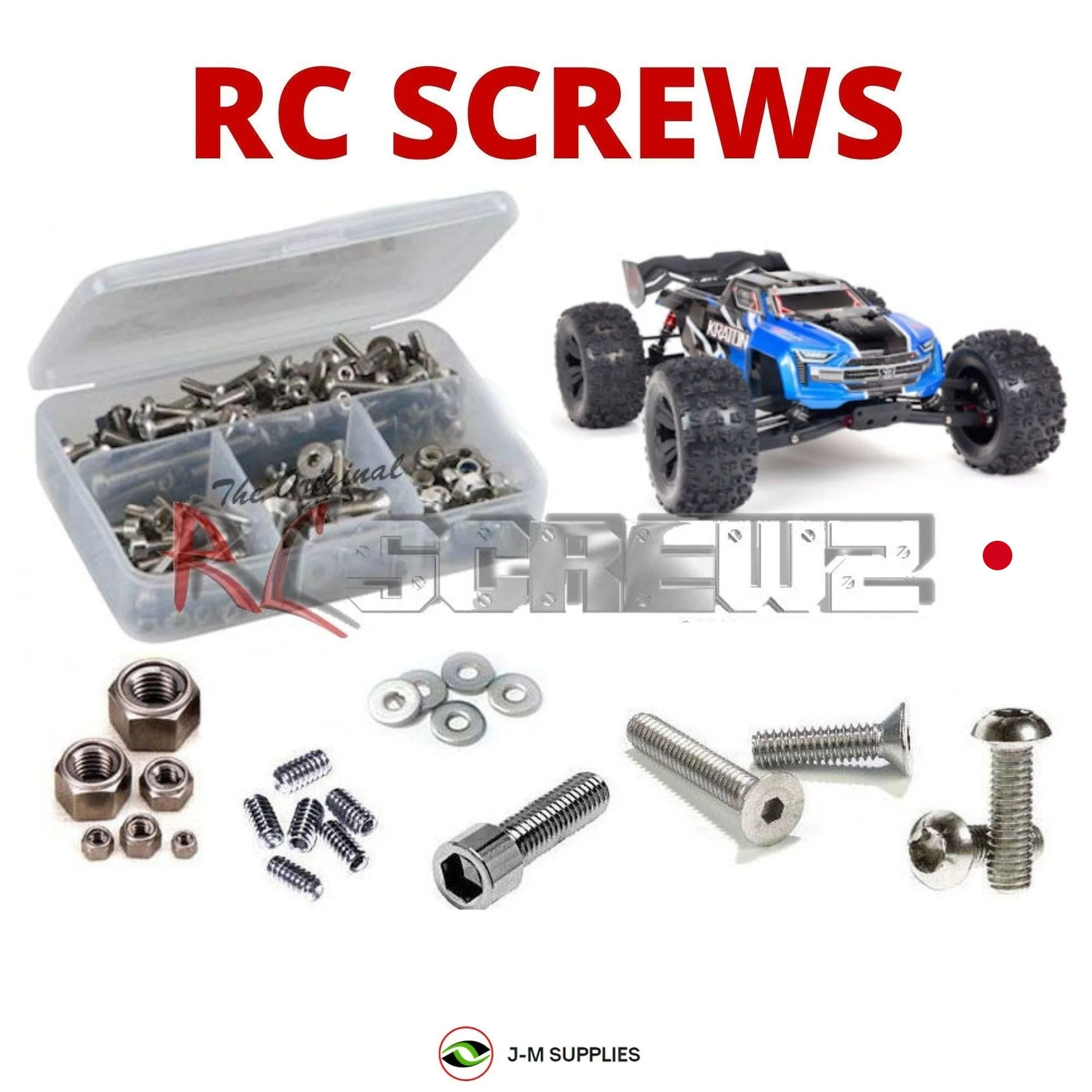 RCScrewZ Stainless Screw Kit ara038 for Arrma Kraton 6s V5 1/8 BLX #ARA8608V5 MT - Picture 1 of 12