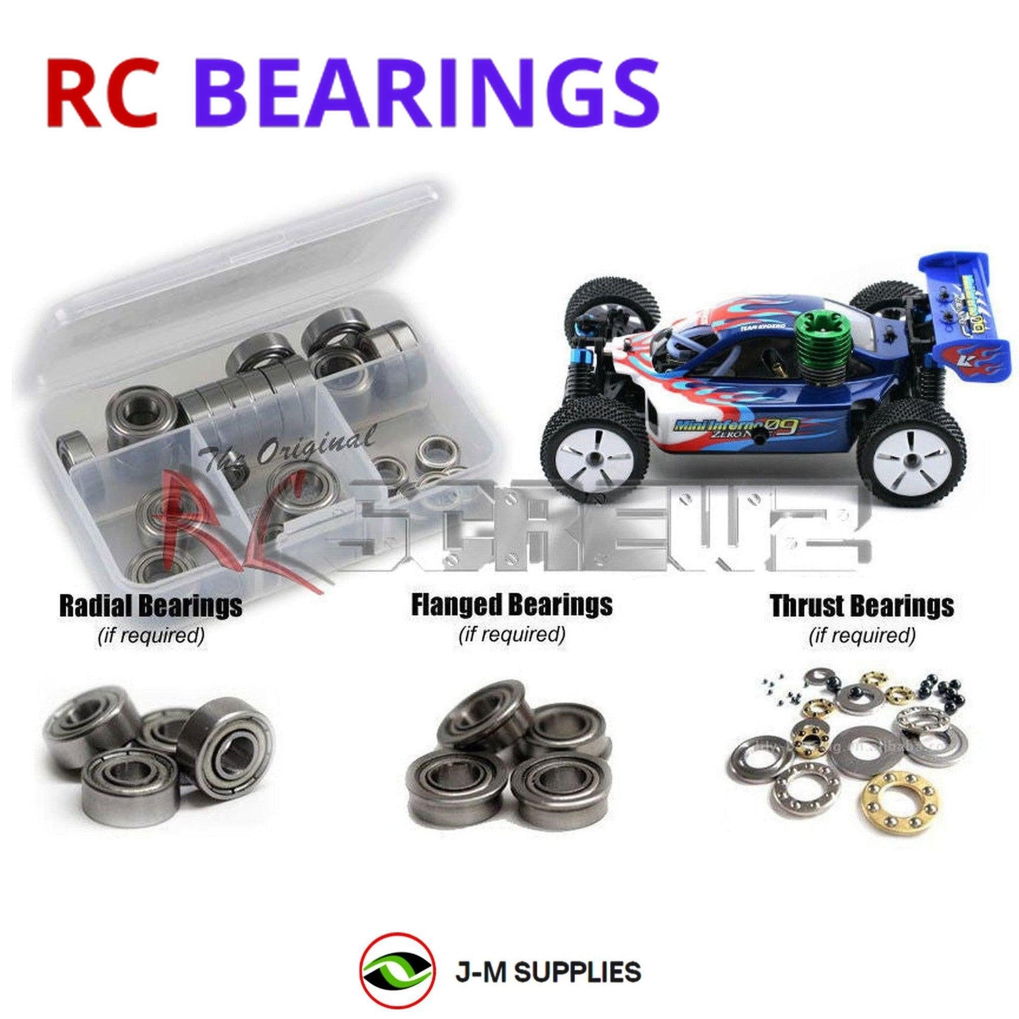 RCScrewZ Metal Shielded Bearings kyo080b for Kyosho Mini Inferno 09 Nitro #31311 - Picture 1 of 12