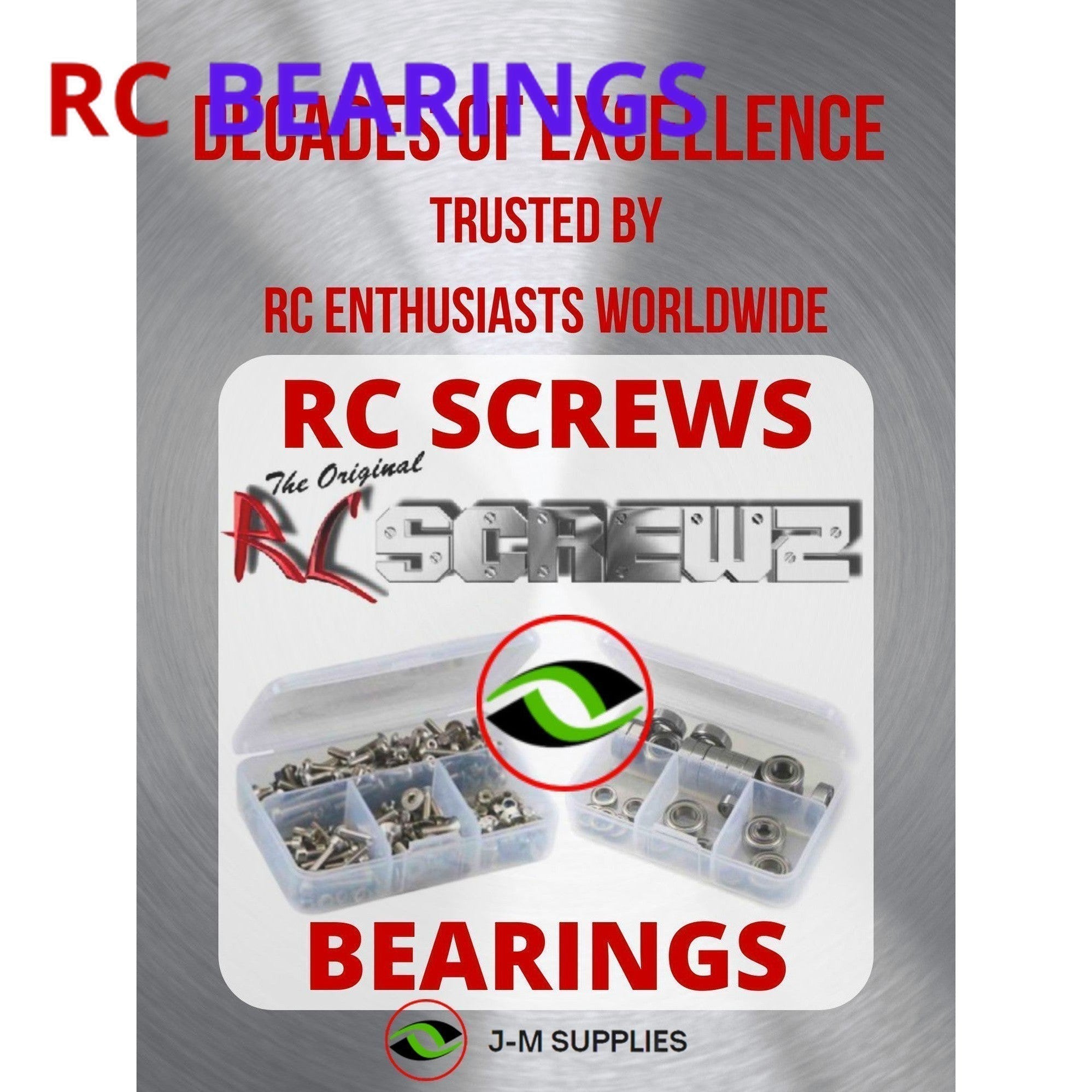 RCScrewZ Rubber Shielded Bearings los088r for Losi 1/5 Monstr Truck XL LOS09005T - Picture 1 of 12