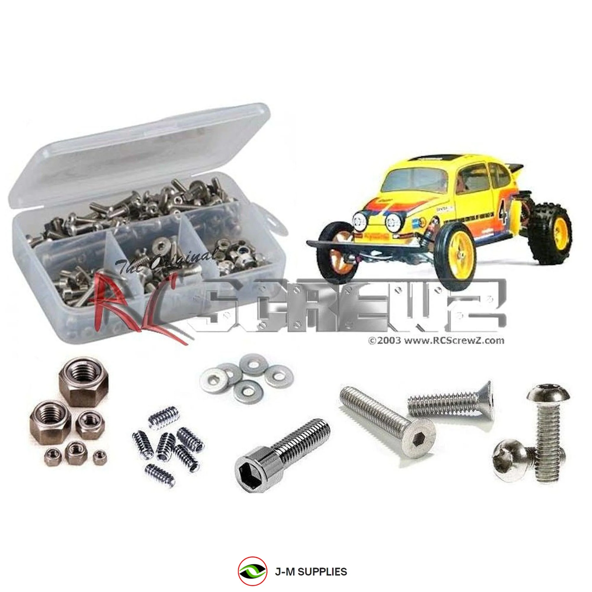 RCScrewZ Stainless Screw Kit kyo153 for Kyosho Beetle Racer 2014 1/10 2WD #30614 - Picture 1 of 12