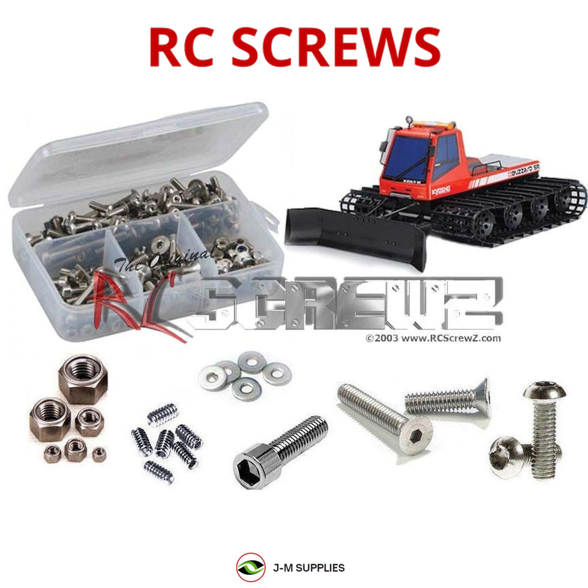 RCScrewZ Stainless Steel Screw Kit kyo142 for Kyosho Blizzard SR 1/12th #30987 - Picture 1 of 12