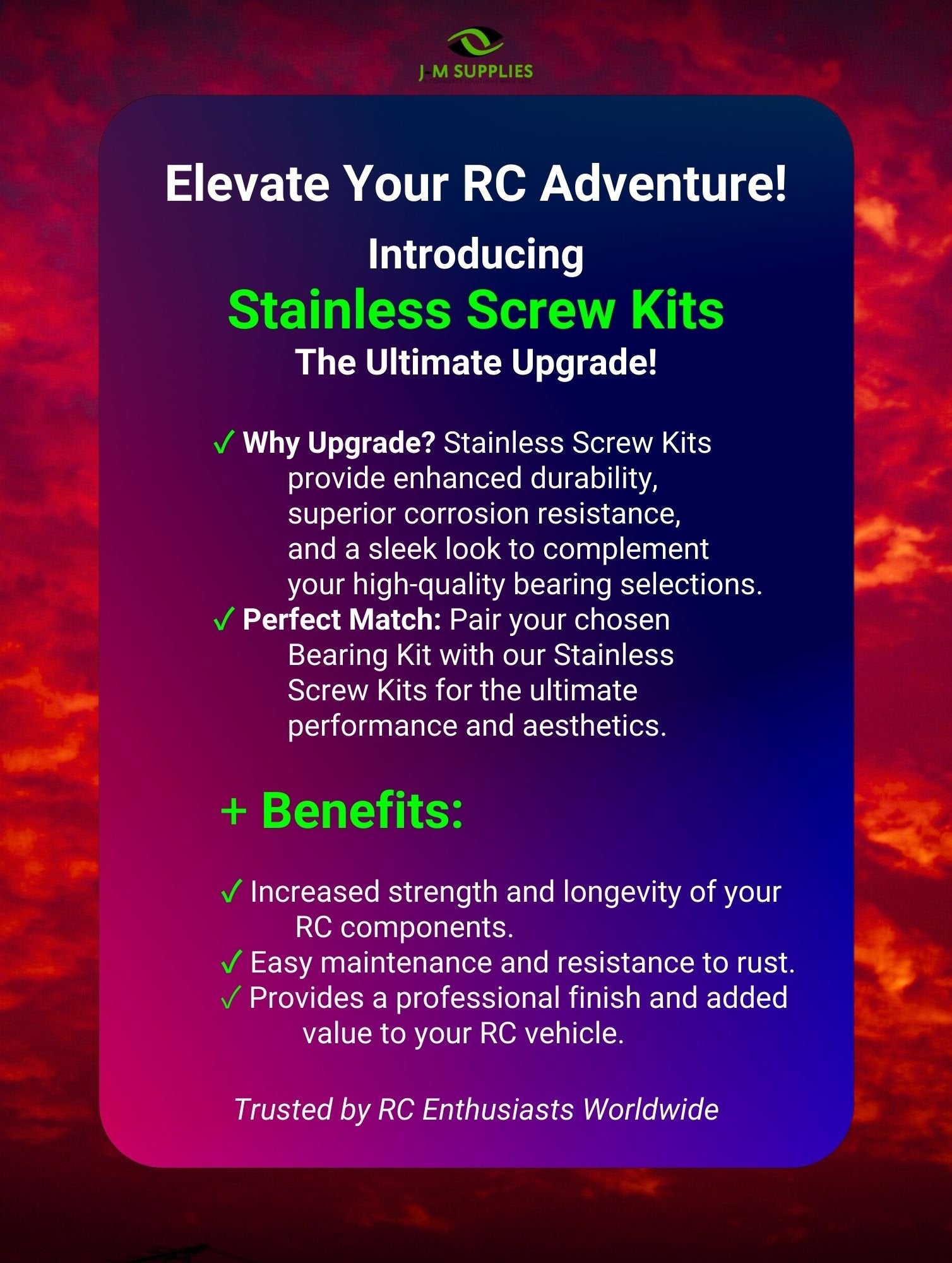 RCScrewZ Rubber Shielded Bearings tra068r for Traxxas Stampede Nitro TSM | KIT - Picture 11 of 12