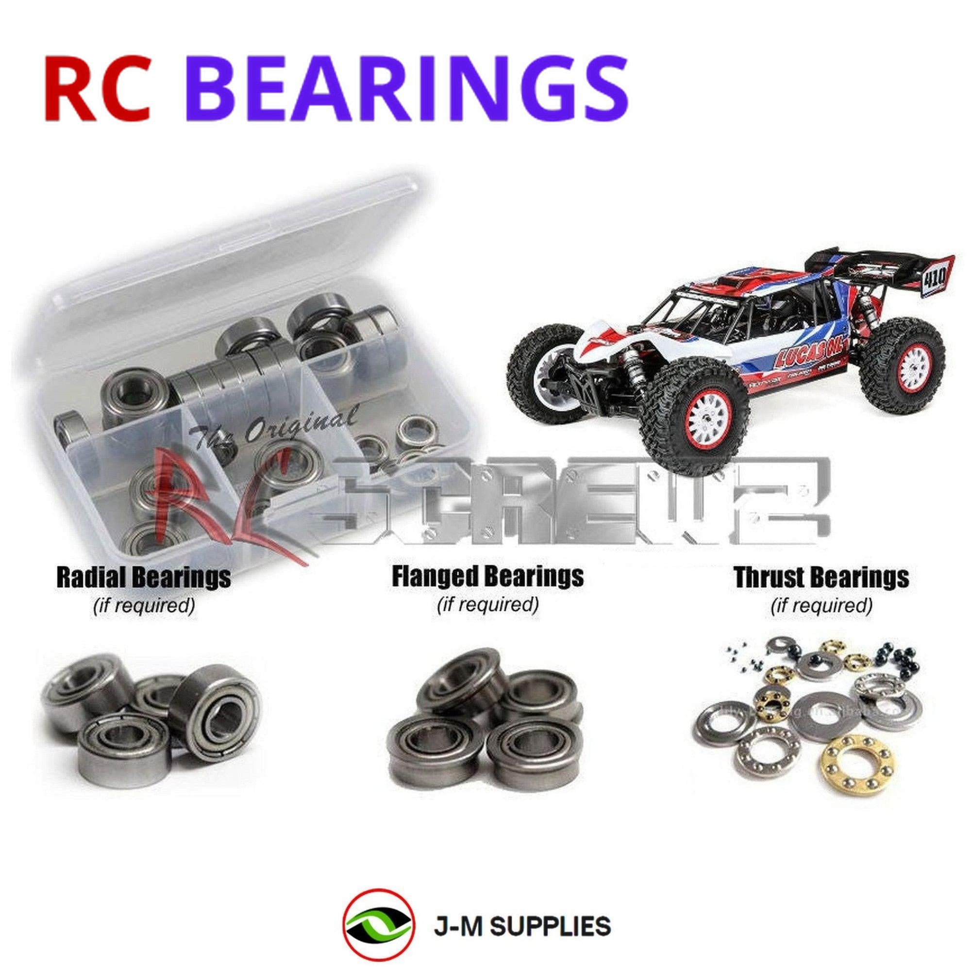 RCScrewZ Metal Shielded Bearings los119b for Team Losi DB Pro 1/10 4x4 #LOS03027 - Picture 1 of 12