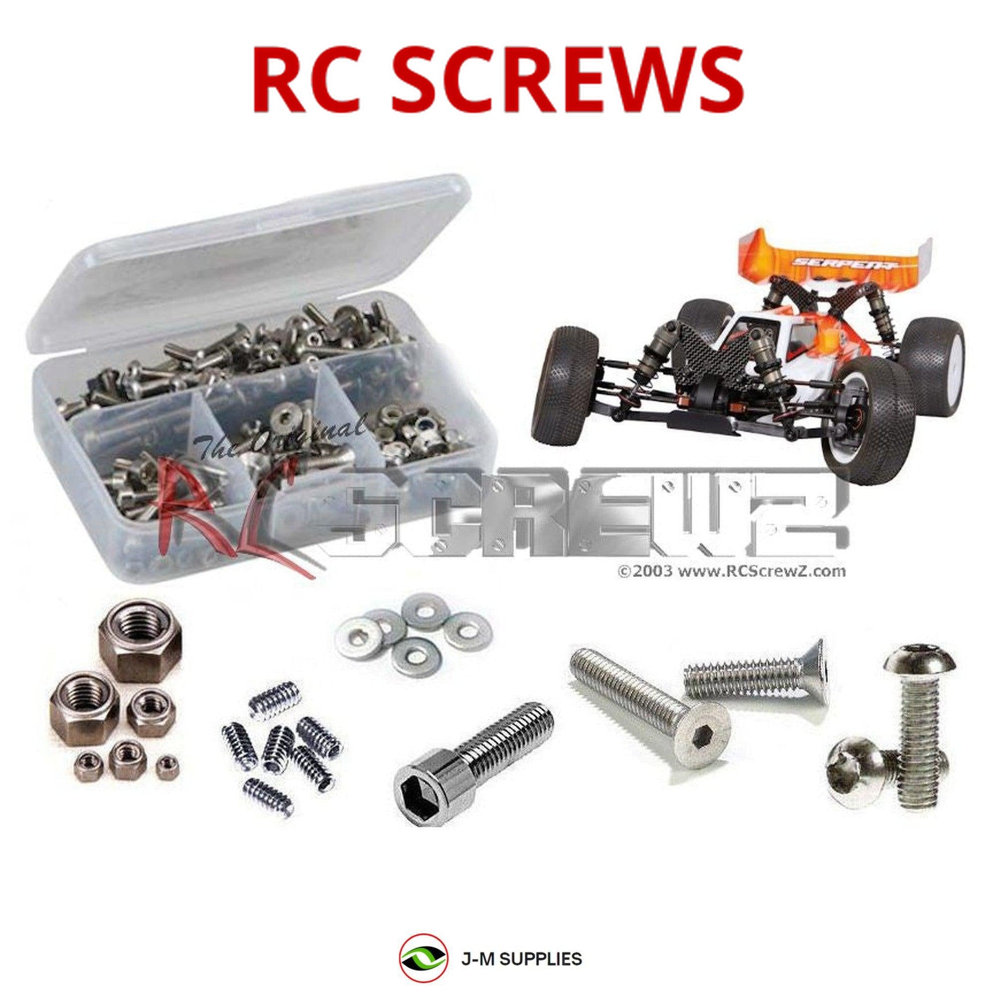 RCScrewZ Stainless Steel Screw Kit ser048 for Serpent SRX4 4wd Buggy - Picture 1 of 12