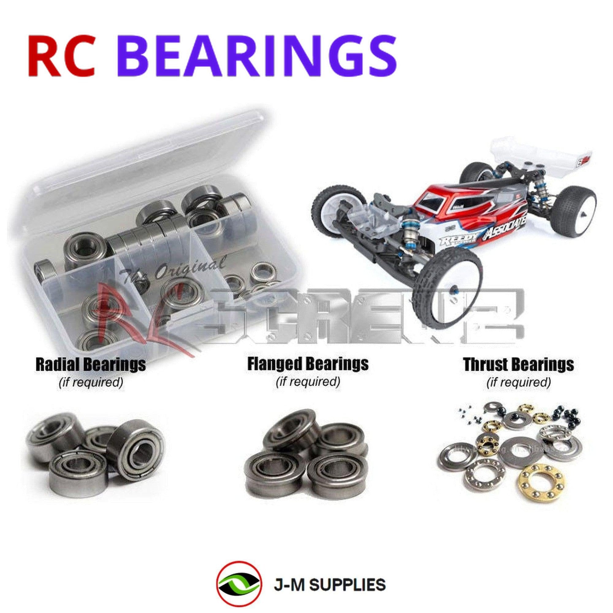 RCScrewZ Metal Shielded Bearings asc120b for Associated RC10B6.4 1/10 Bugy 90034 - Picture 1 of 12