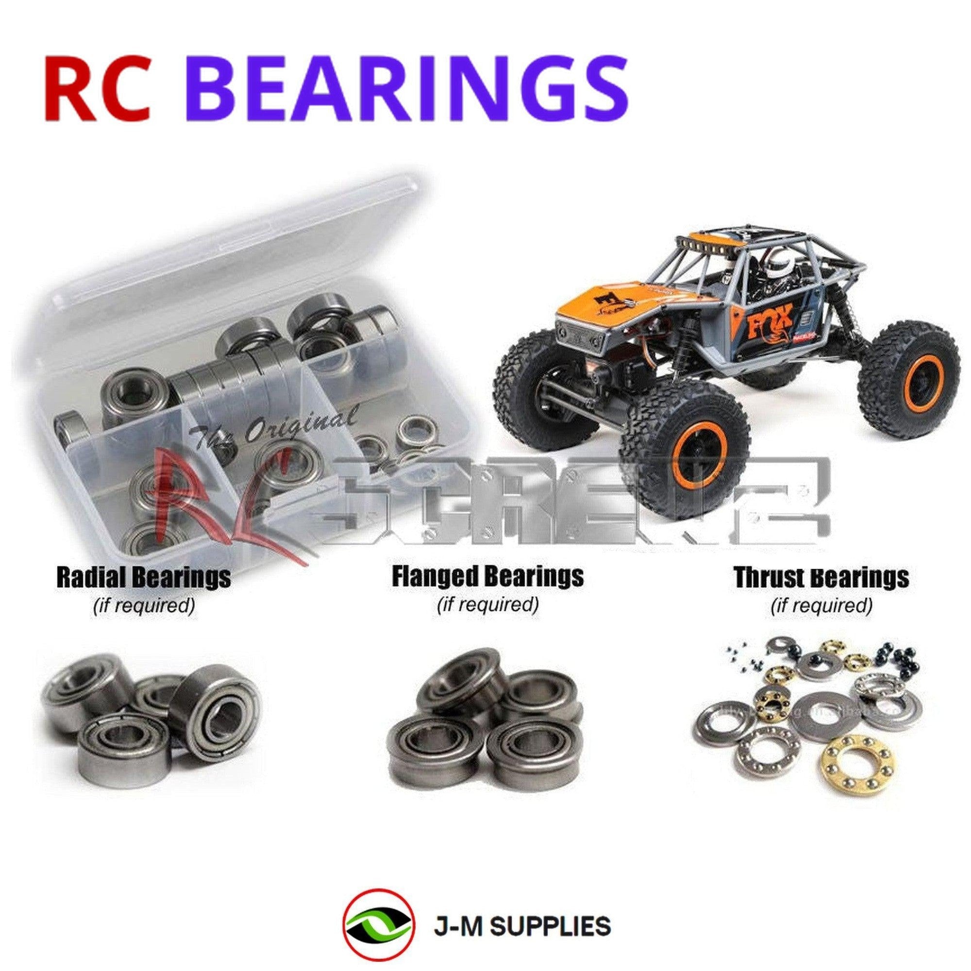 RCScrewZ Metal Shielded Bearings axi043b for Axial 1/18 UTB18 Capra 4WD AXI01002 - Picture 1 of 12