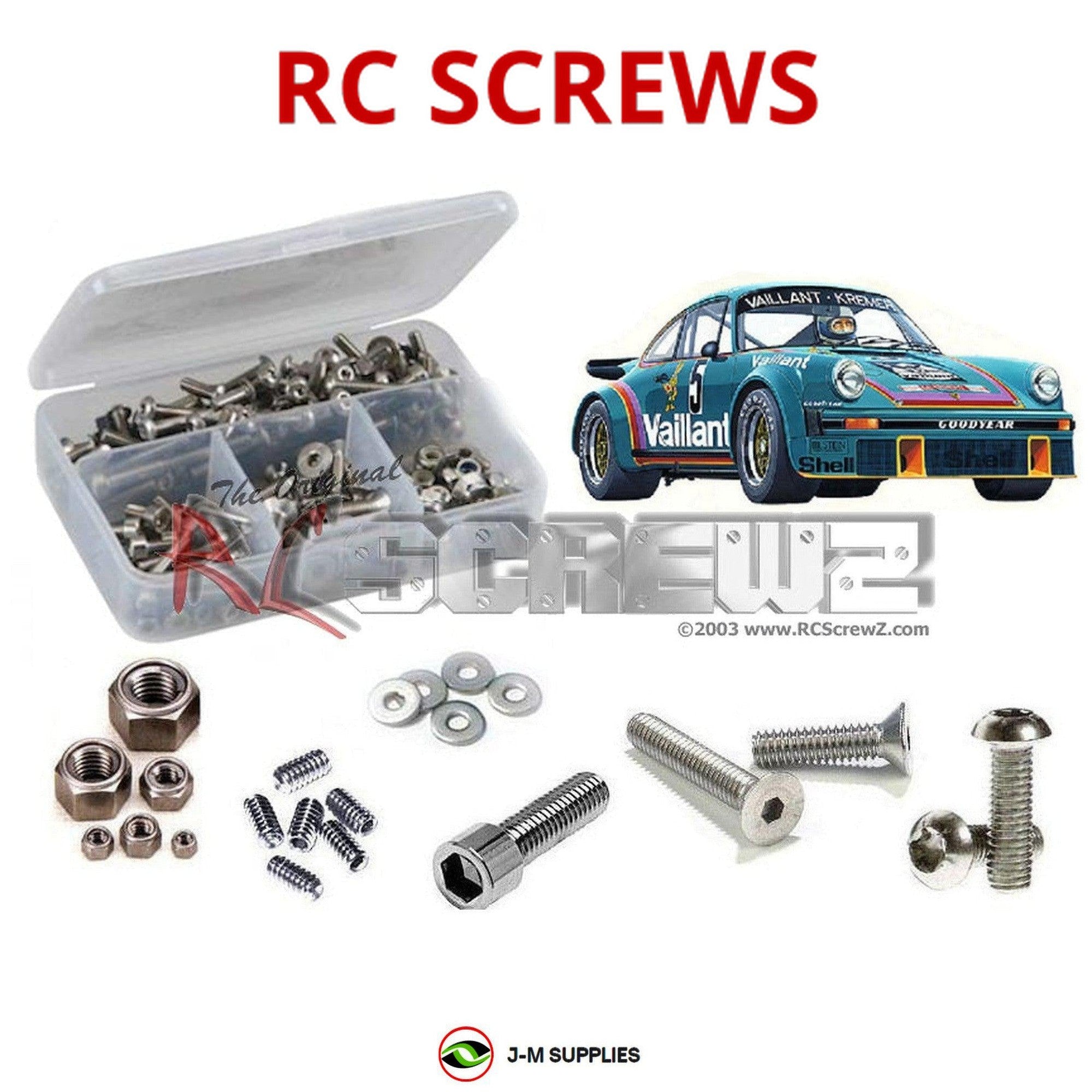 RCScrewZ Stainless Steel Screw Kit tam070 for Tamiya Porsche 934 RSR - Picture 1 of 12